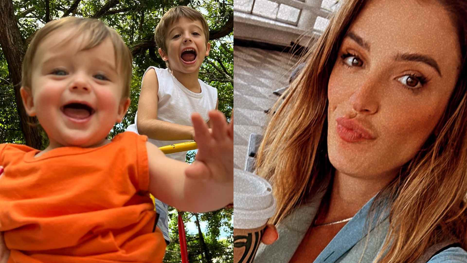 Rafa Brites explode o fofurômetro ao mostrar os filhos brincando juntos: “Lindos demais”