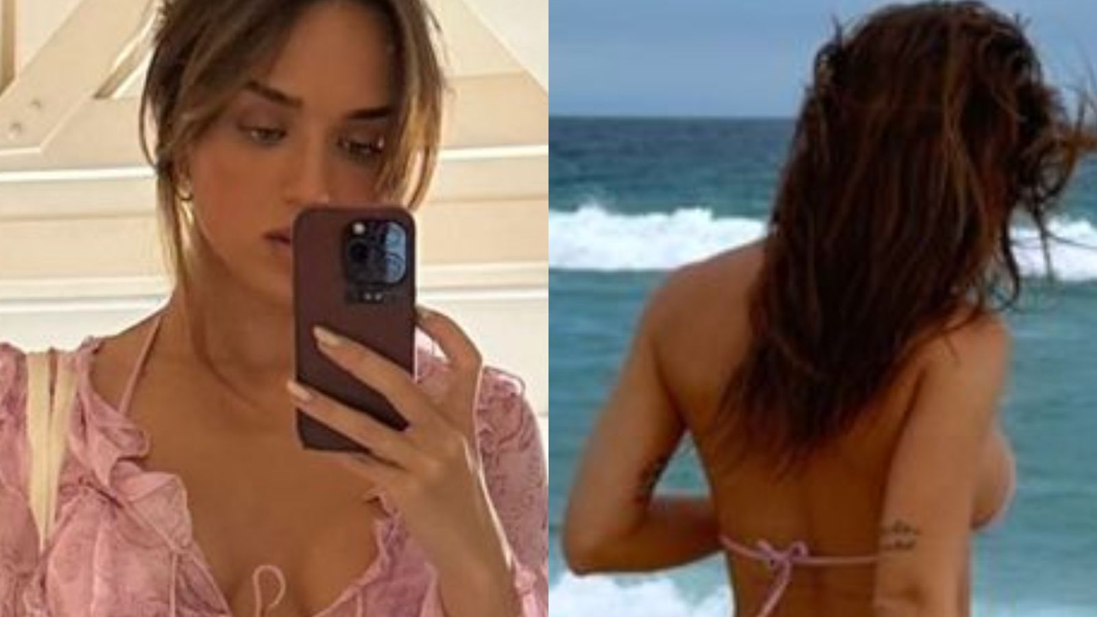Rafa Kalimann aposta em look totalmente transparente para ir à praia