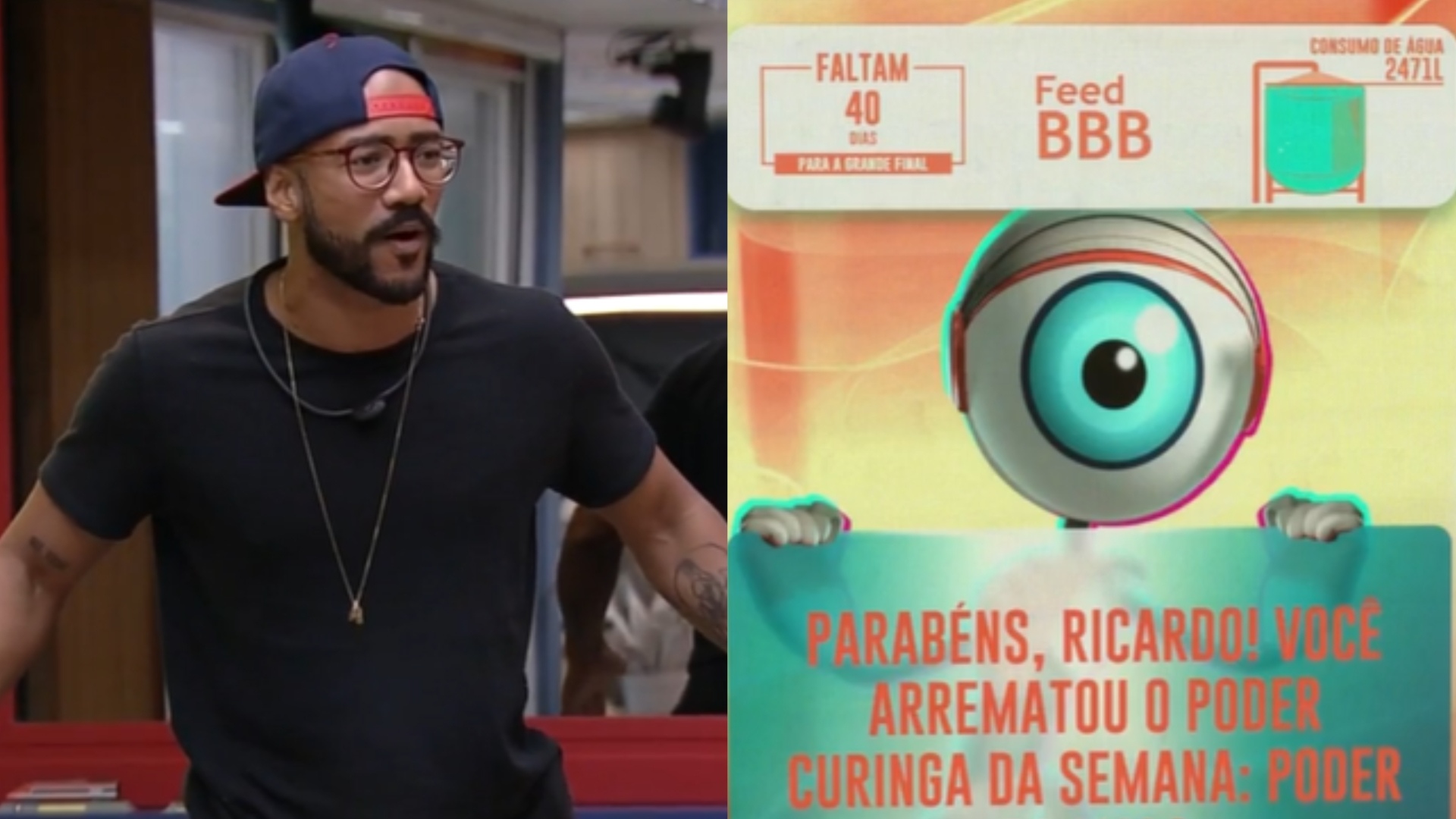 BBB 23: Ricardo Alface garante Poder Curinga, que terá influência de Dania Mendez