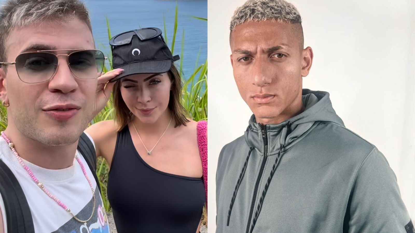 Richarlison dá em cima de Jade Picon e Leo Picon reage