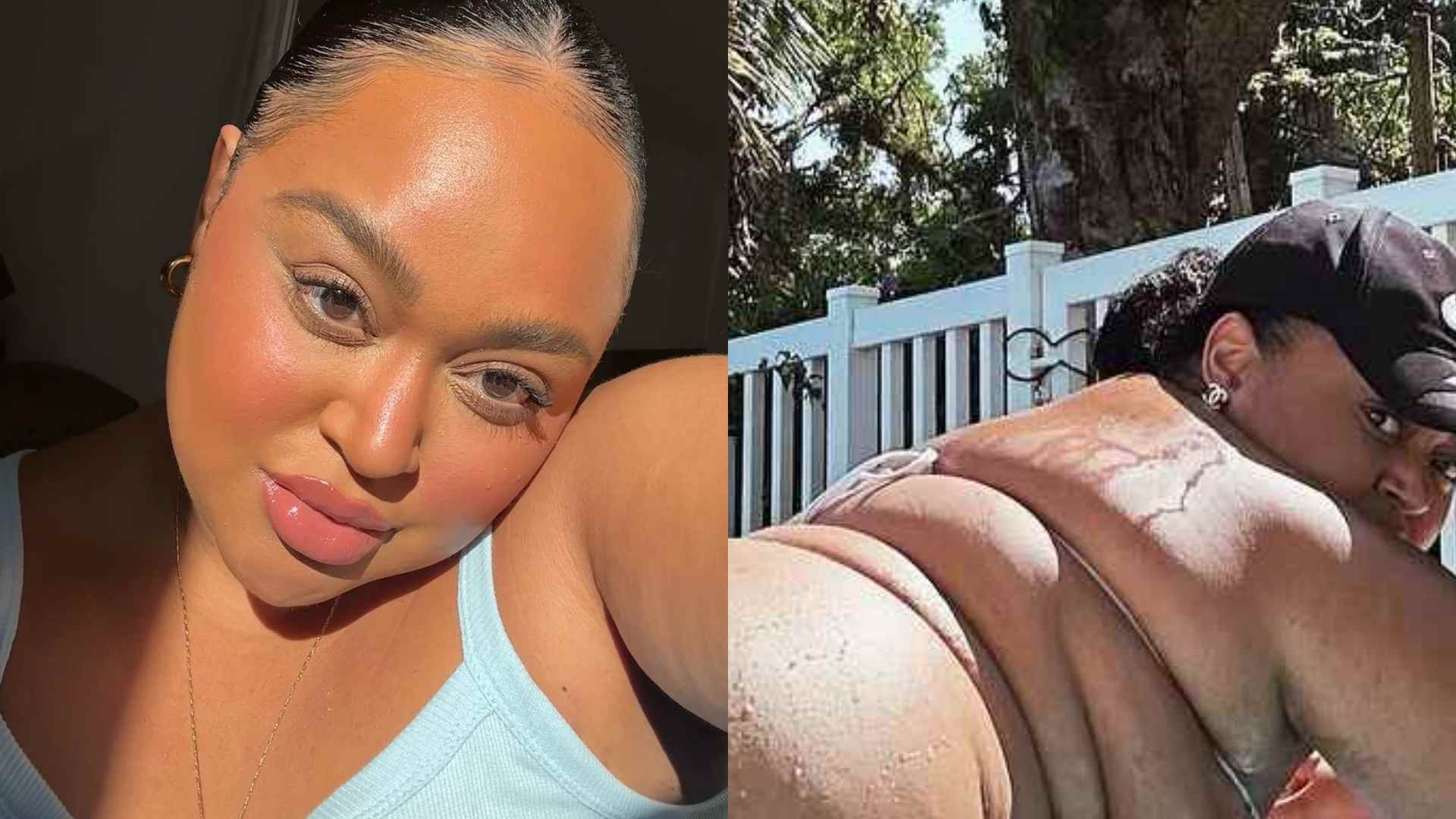 De biquíni fio-dental, ex-BBB Rízia Cerqueira exibe bumbum perfeito ao curtir o dia na piscina