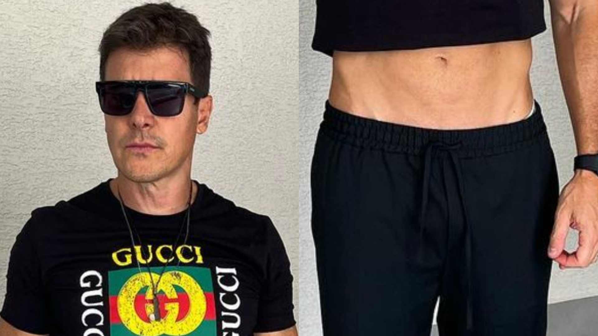 Rodrigo Faro surge de cropped e choca com estilo diferente: ”Não gostei”