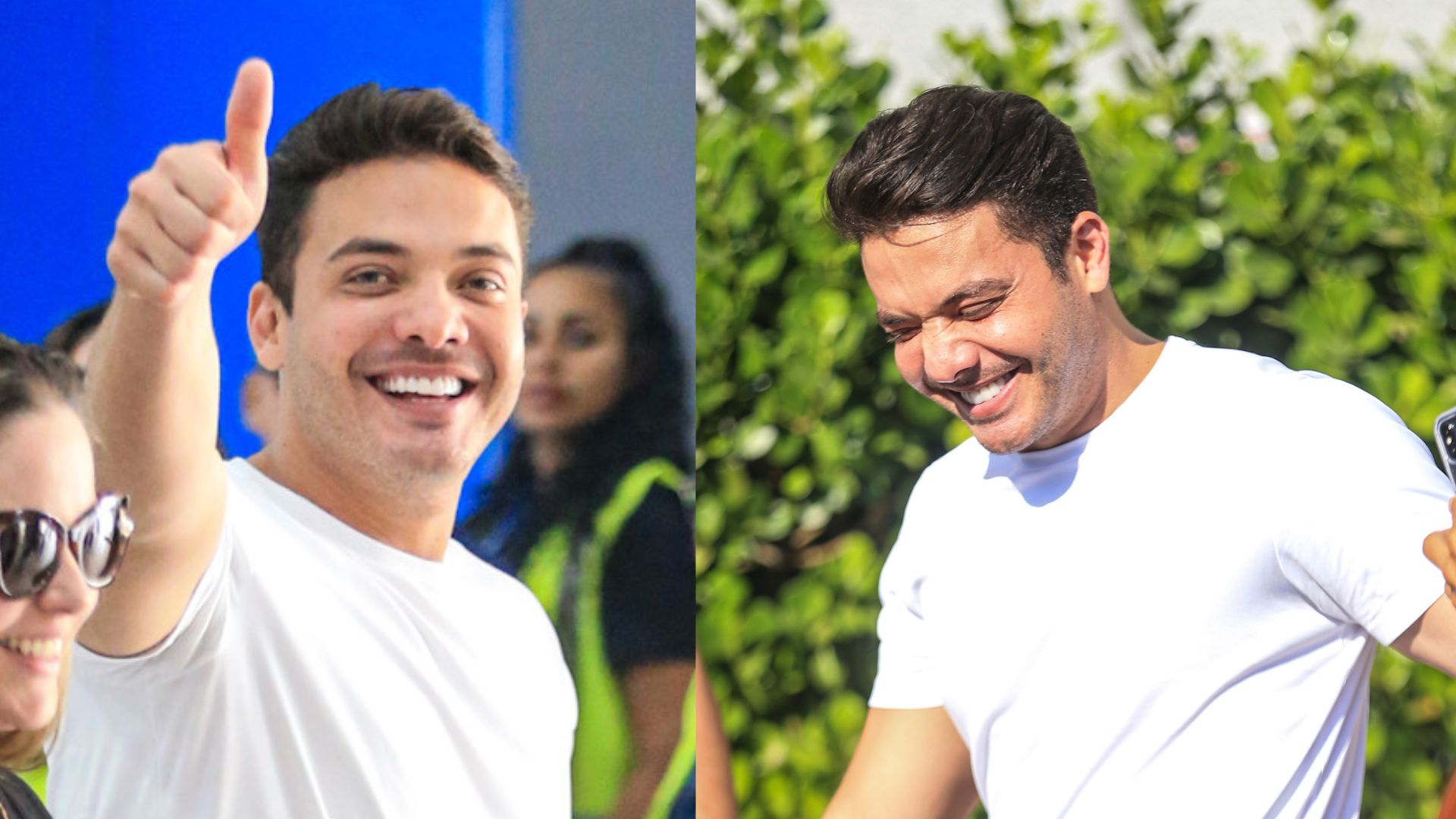 Wesley Safadão chega ao Rio para se apresentar no show do BBB 23