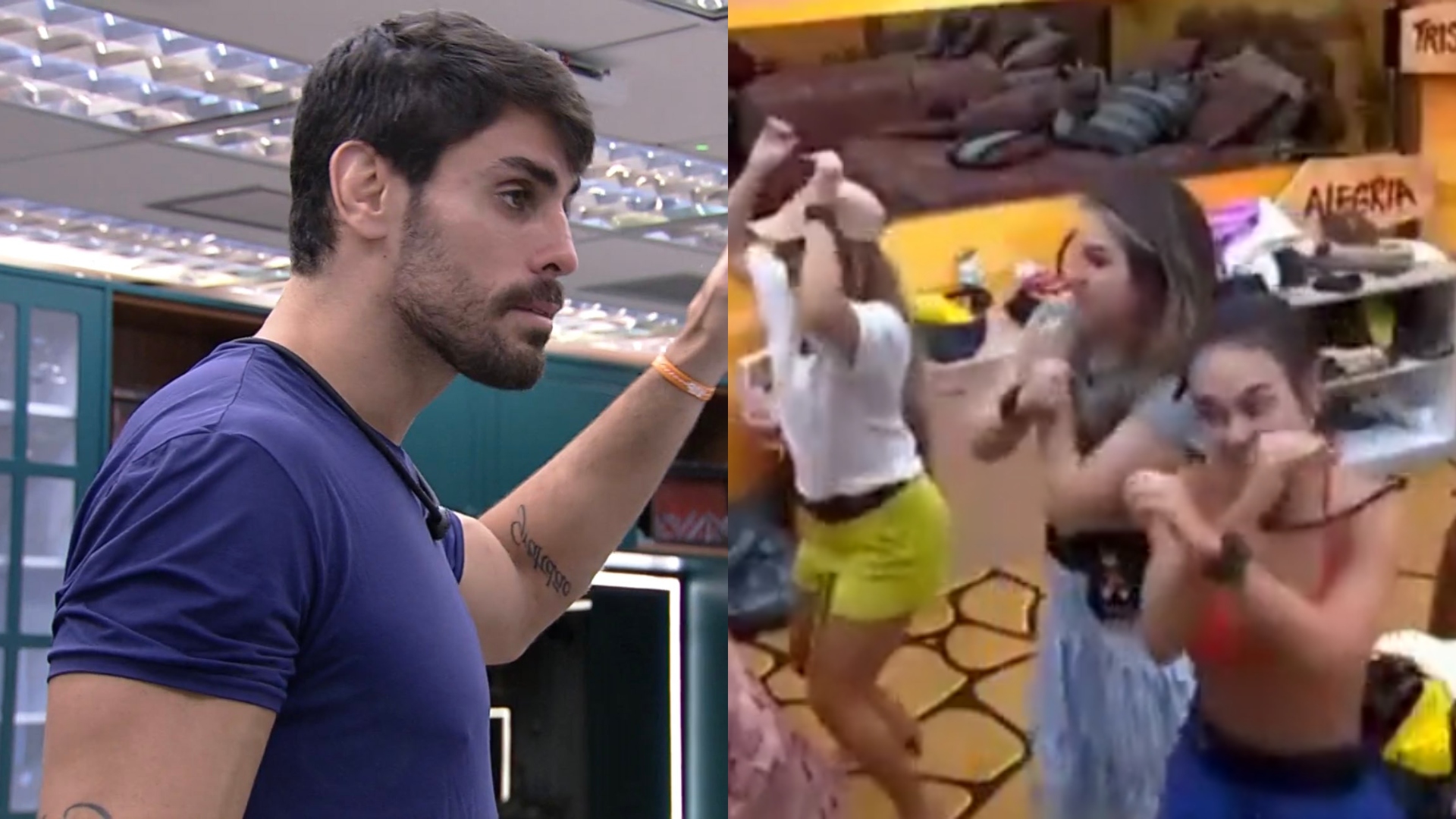 BBB23: Sister dançam em homenagem a brother expulso: ‘Passinho dele’