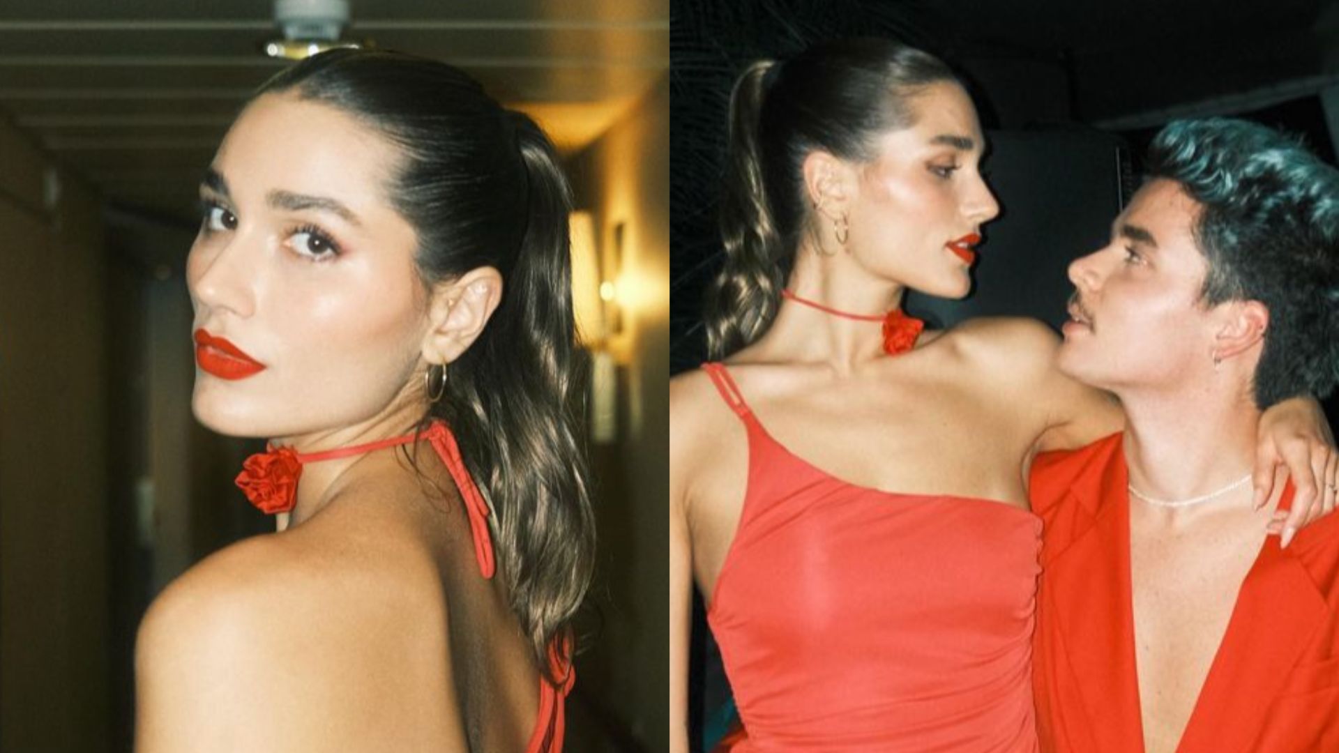 Ousada, Sasha Meneghel surge com vestido decotado e com fenda até a virilha: “Musa!”