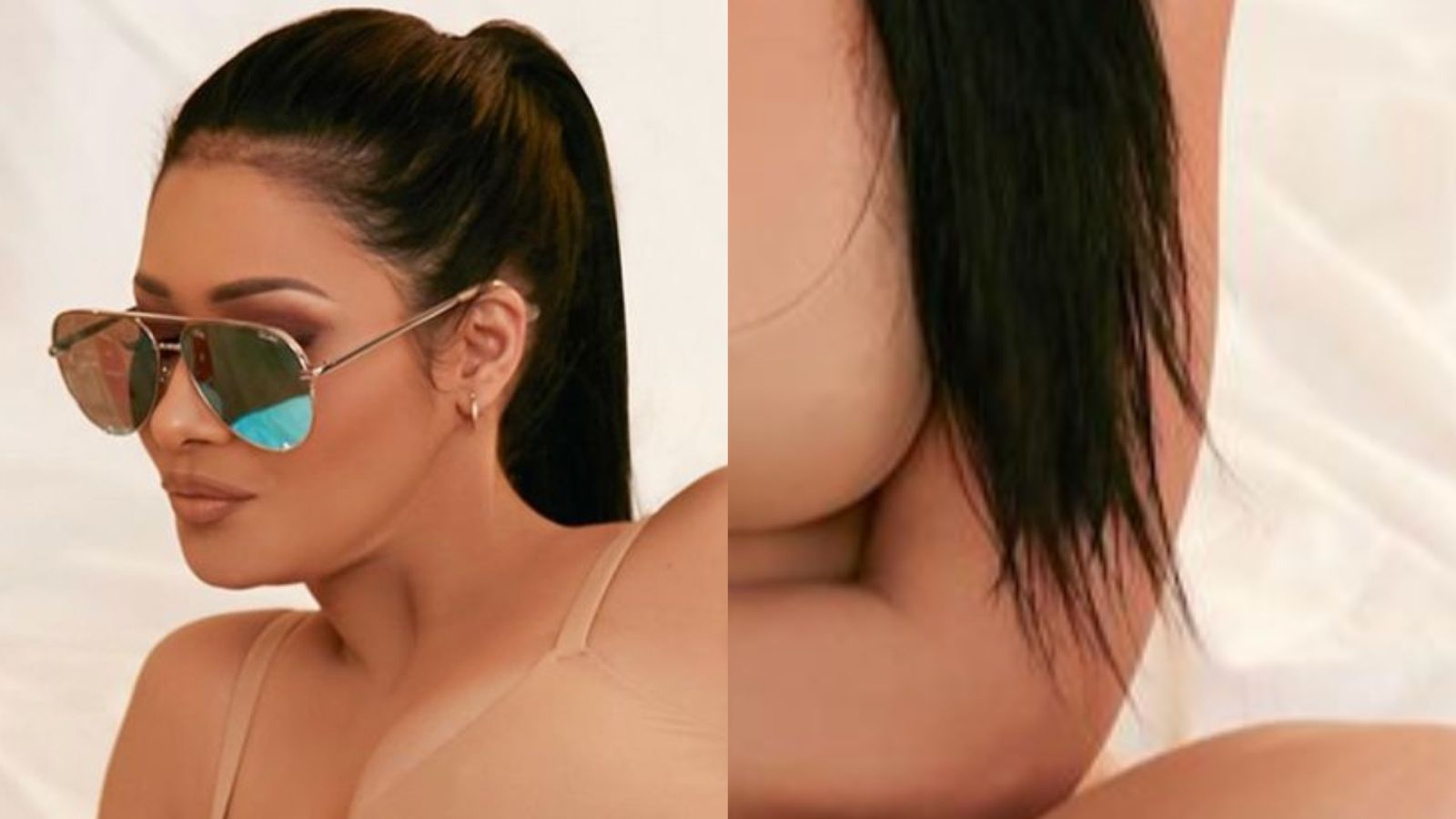 De lingerie nude, Simaria faz pose ousada e eleva a temperatura da web
