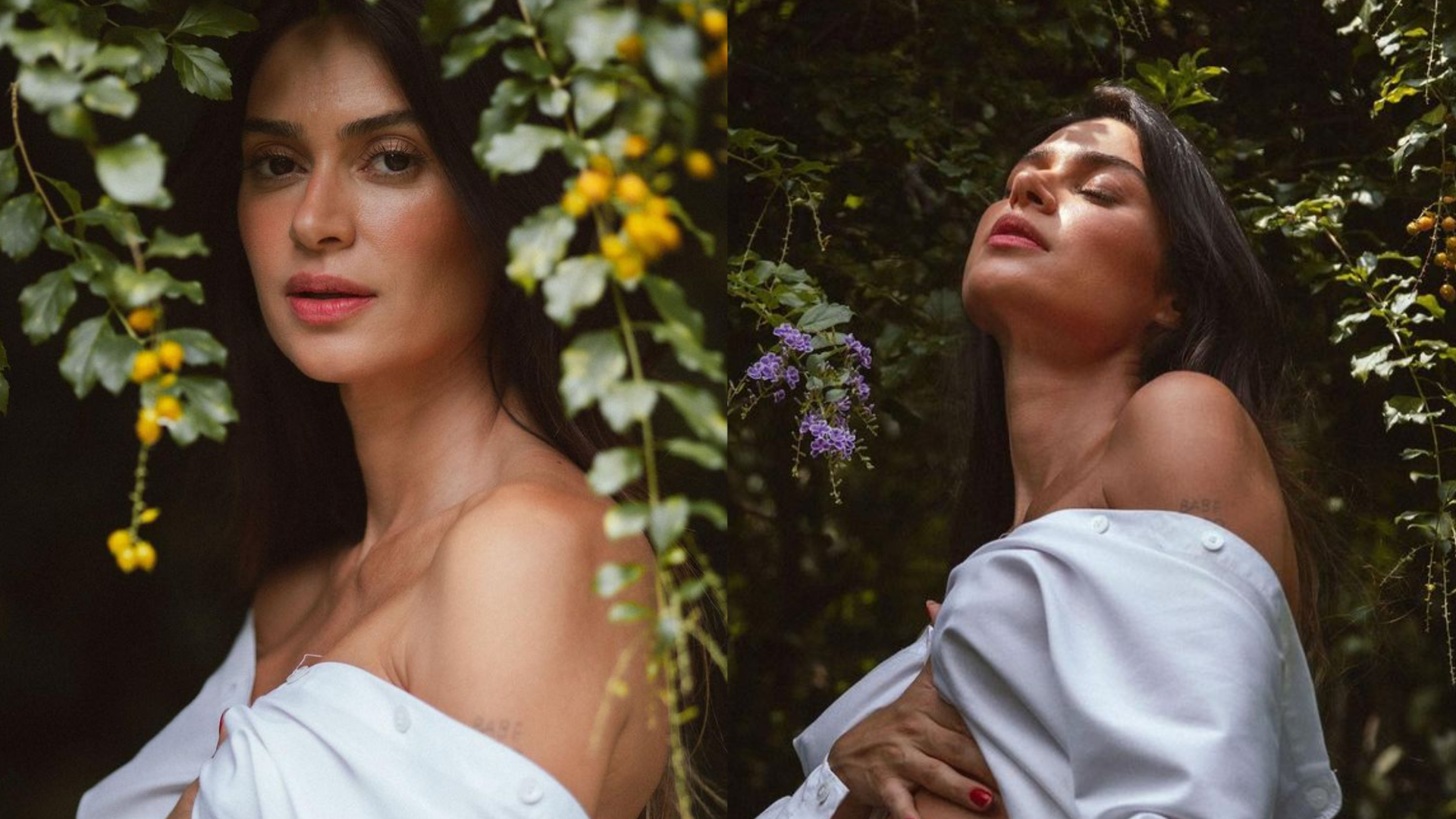 Grávida, Thaila Ayala posa seminua em meio à natureza: ”Real significado de lar”