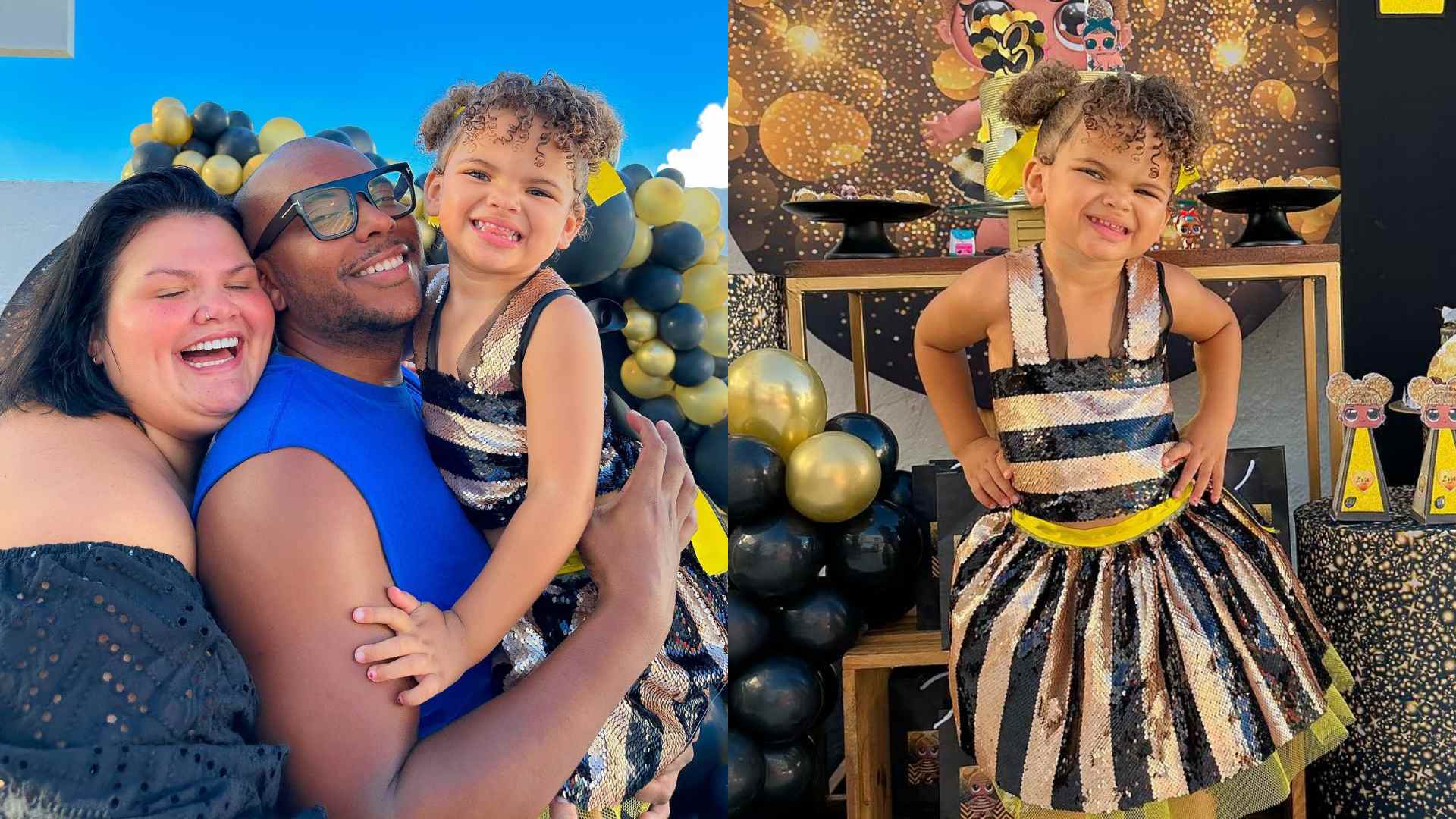 Thais Carla comemora aniversário de 3 anos da filha, Eva: ‘Amor da minha vida’