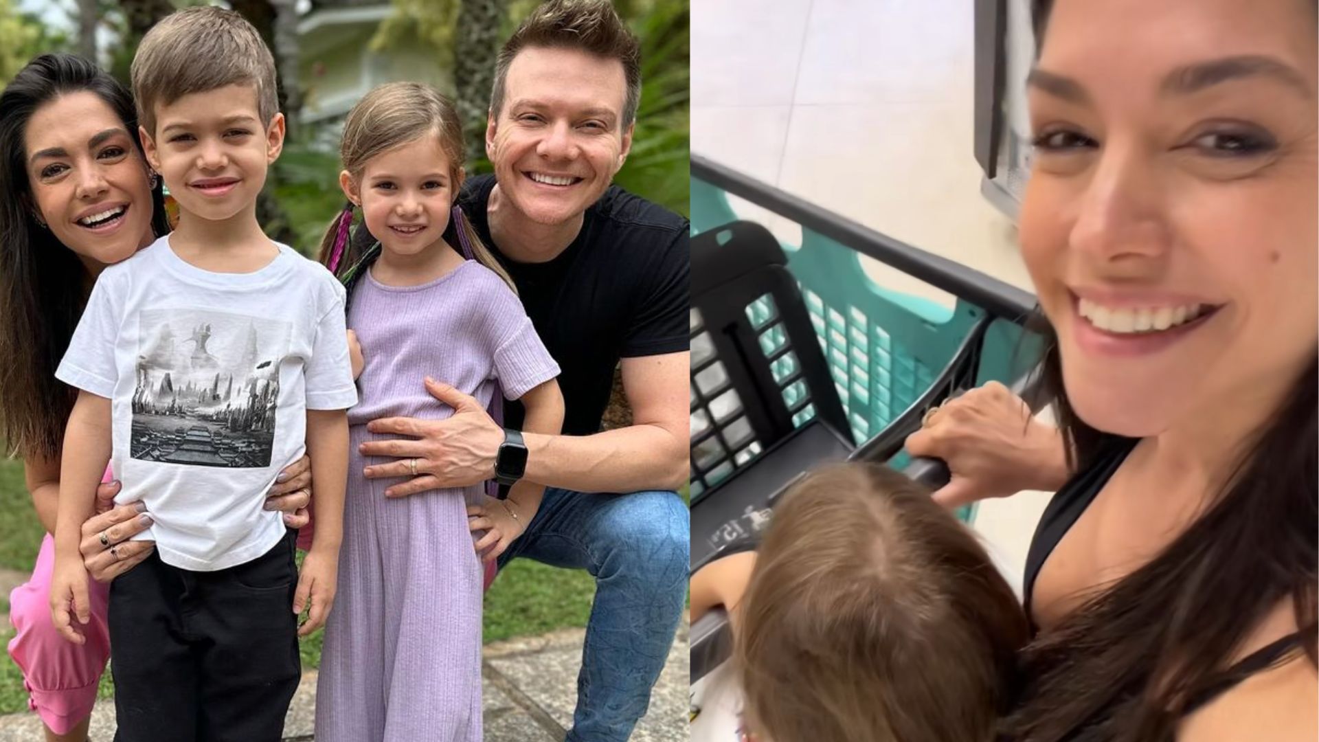 Eles cresceram! Thais Fersoza vai às compras com os herdeiros e encanta: “Lindos!”