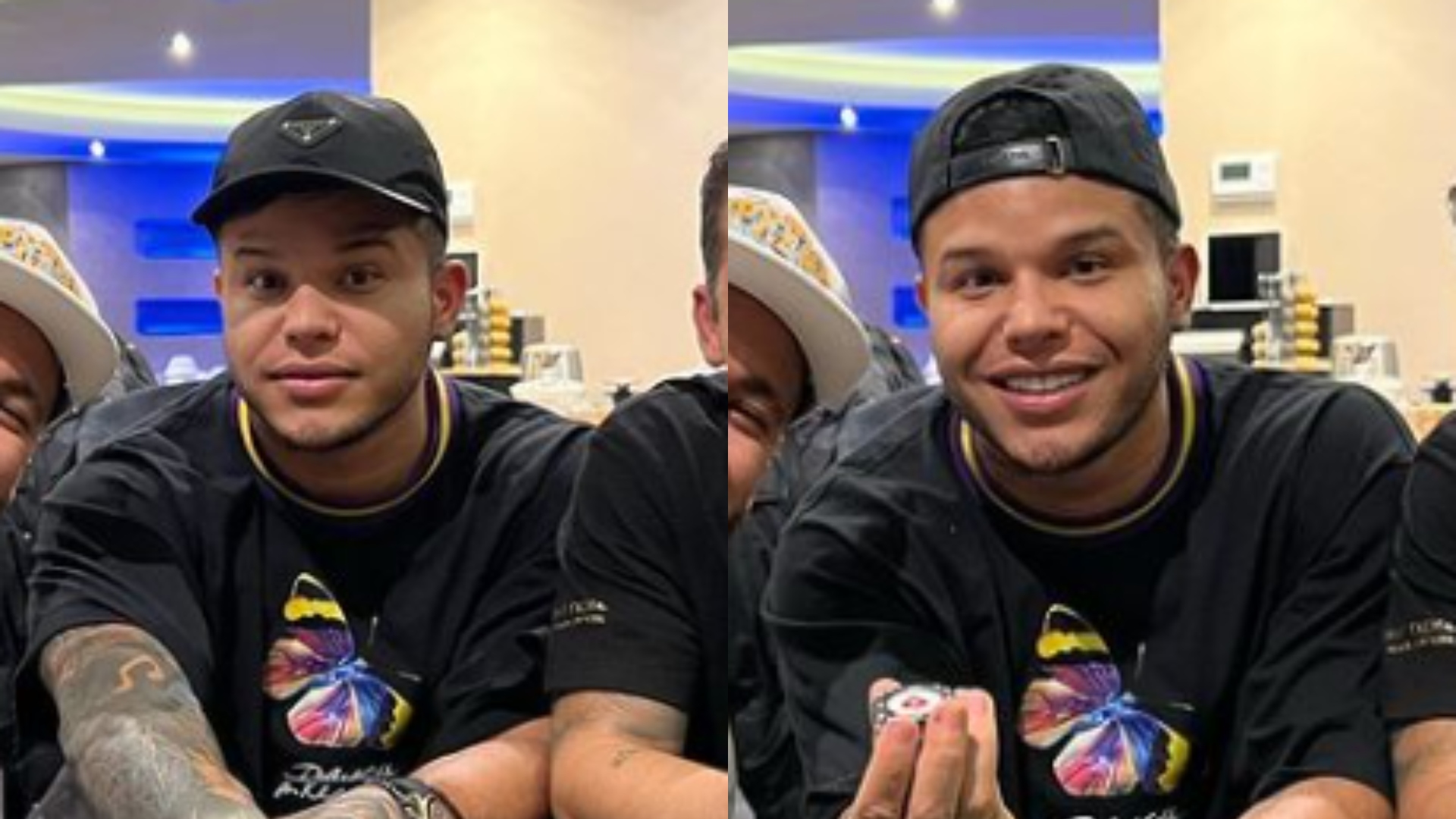 Tierry joga poker com Neymar durante viagem por Paris: ‘Risadas’