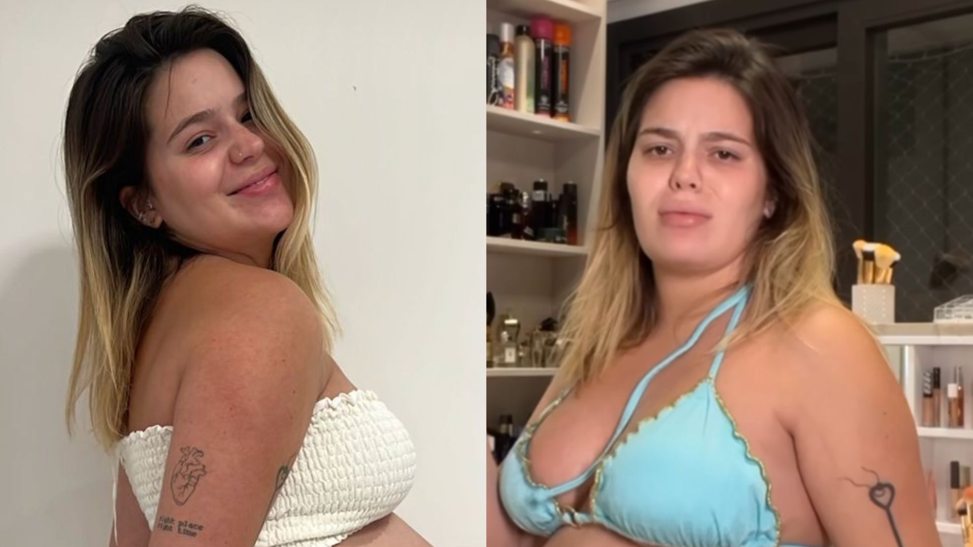 Com barrigão explodindo, Viih Tube passa perrengue ao tentar depilar as partes íntimas