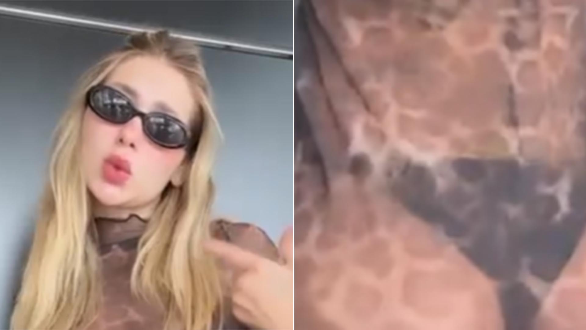 Virginia Fonseca rebola ao usar vestido com transparência e biquíni fio-dental