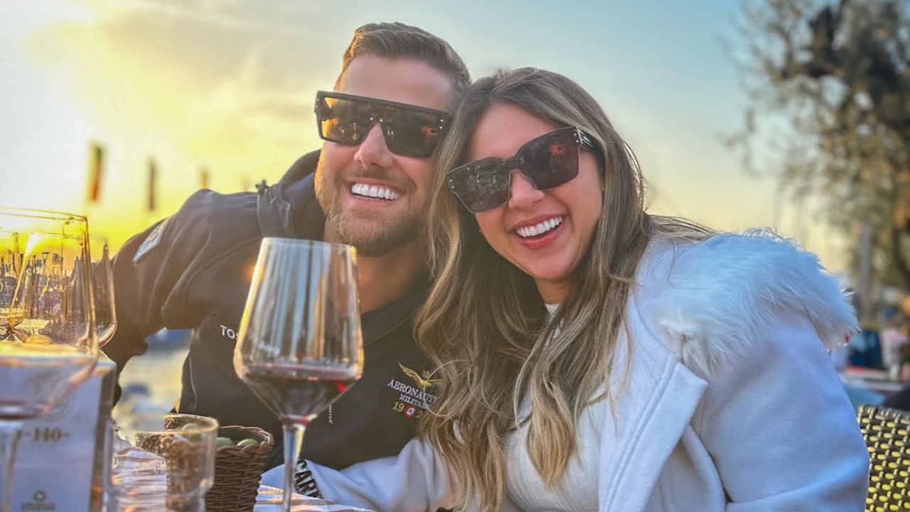 Natália Toscano e Zé Neto cruzam o oceano e esbanjam romance: ‘Melhor companhia’