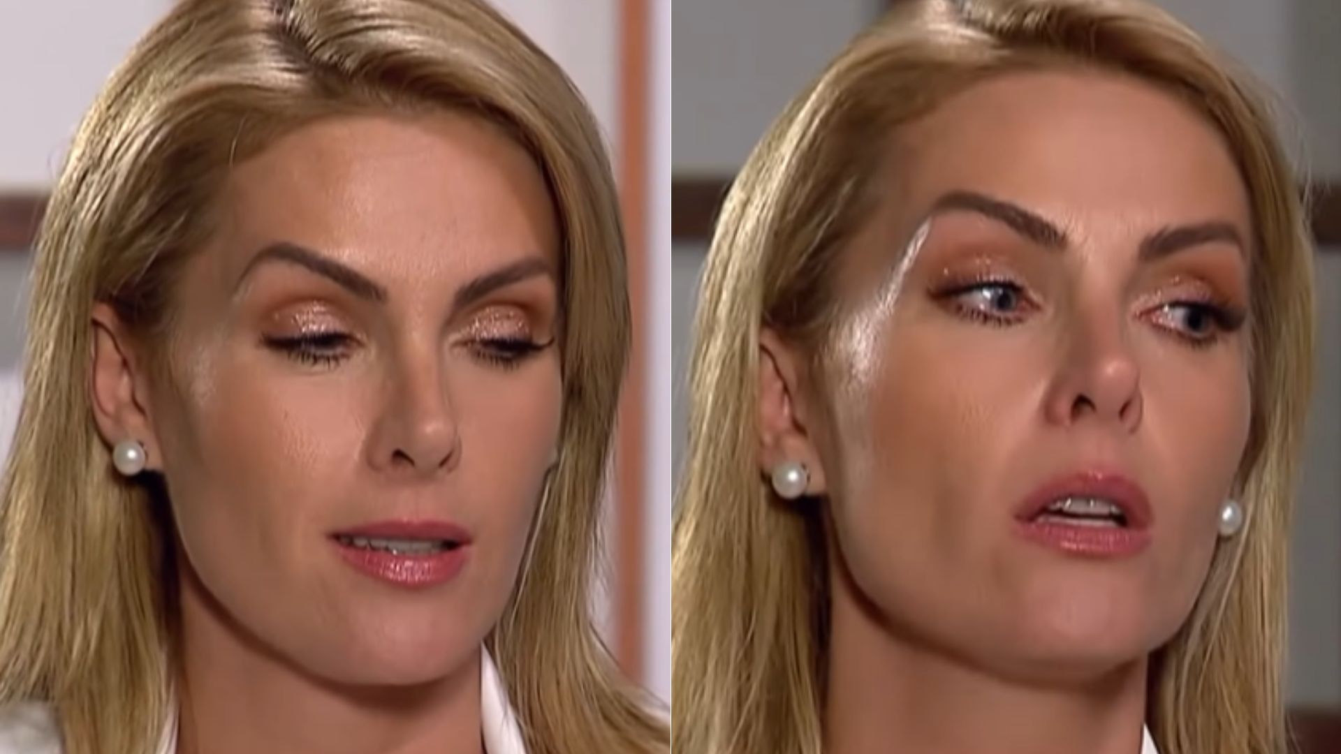 Cabeçada e gritos: O que sabemos da entrevista de Ana Hickmann para o Domingo Espetacular?