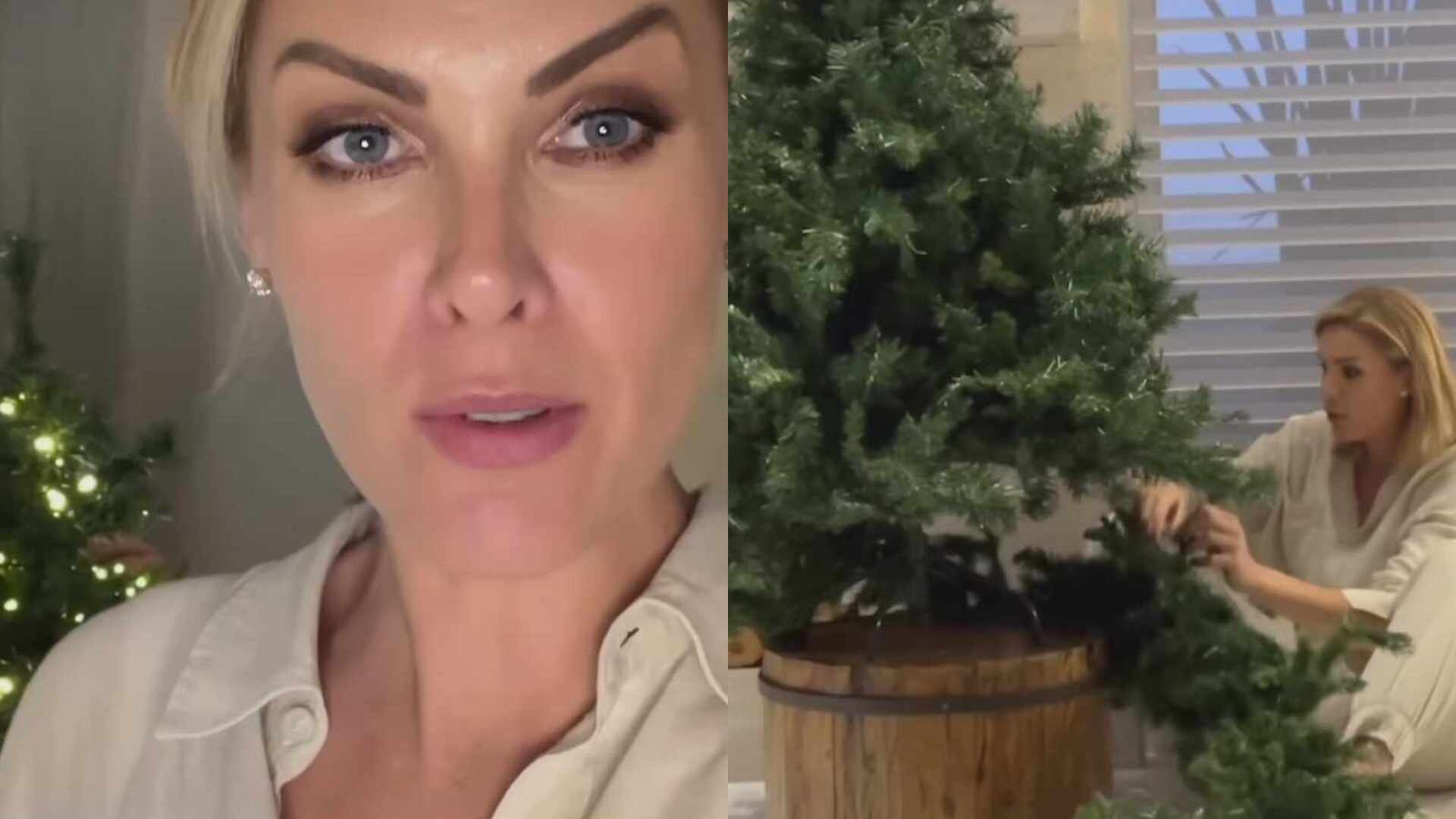 Ana Hickmann mostra preparação de Natal com o filho: ‘Companheiro’