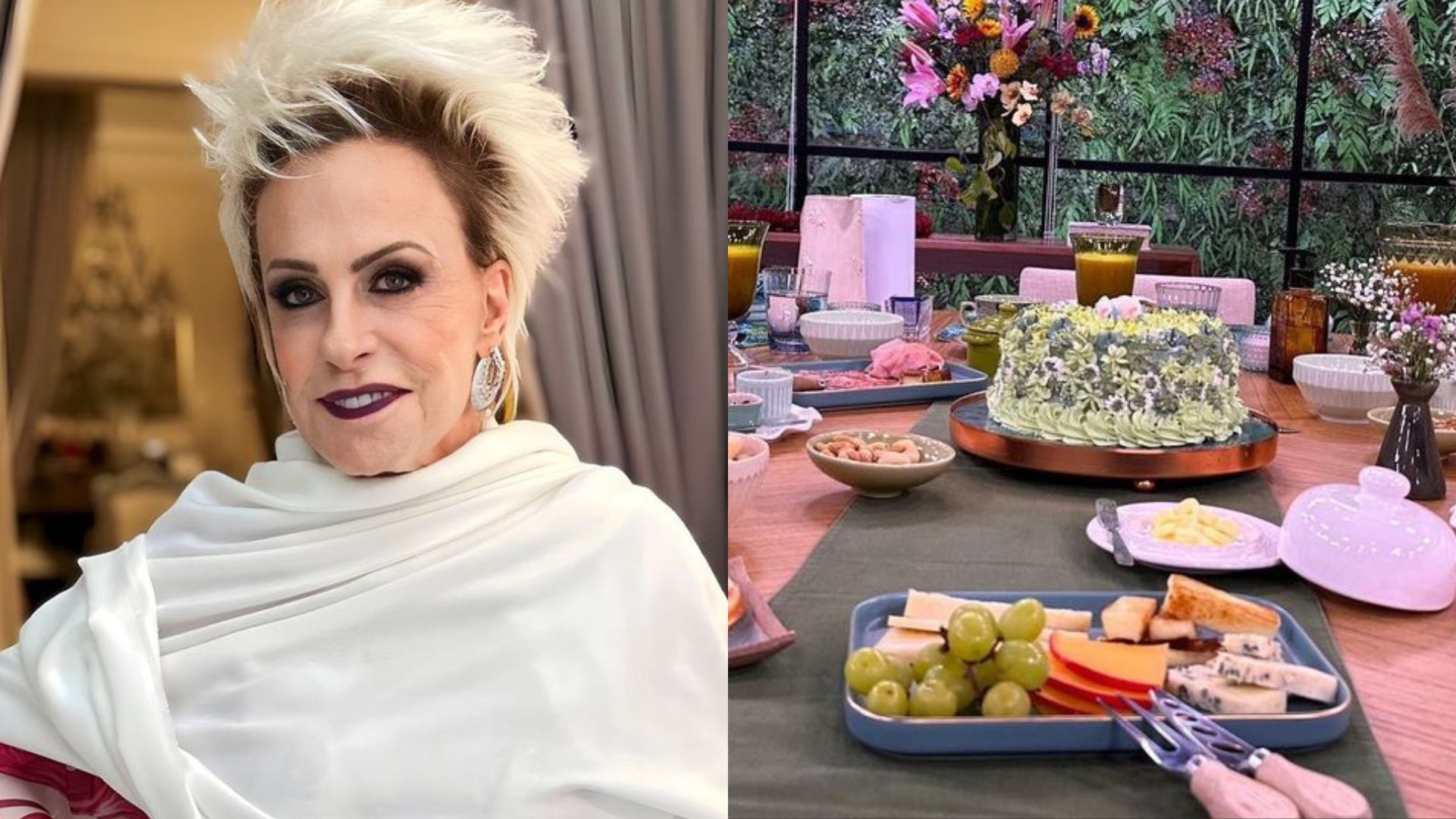 Ana Maria Braga mostra detalhes de mesas de café da manhã inspiradas em Taylor Swift