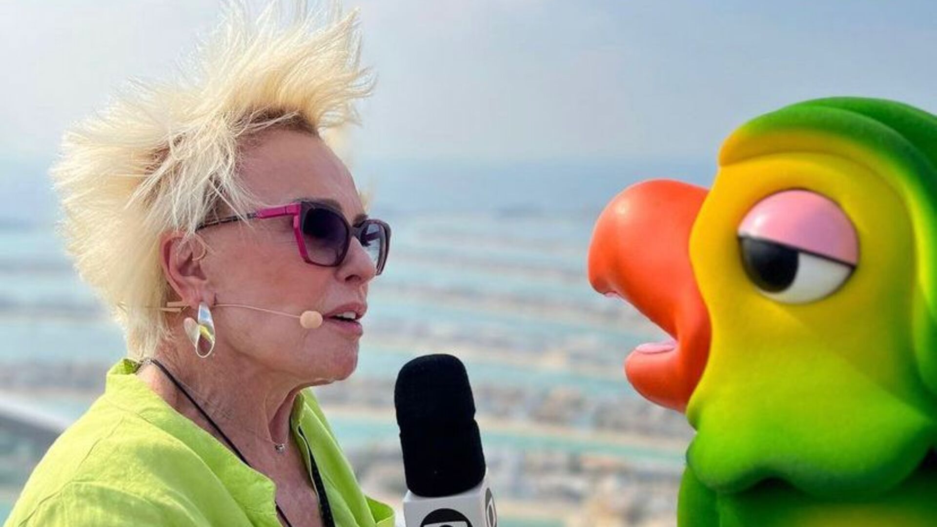 Ana Maria Braga surpreende seguidores ao surgir em Dubai para gravações do “Mais Você”
