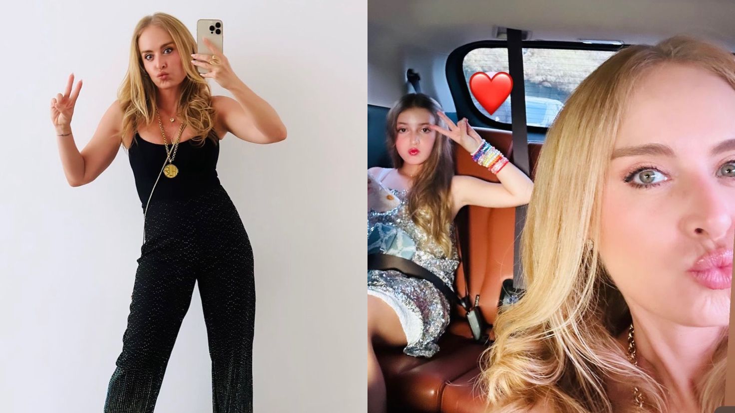 Angélica usa look combinando com a filha, Eva, para show de Taylor Swift no Rio