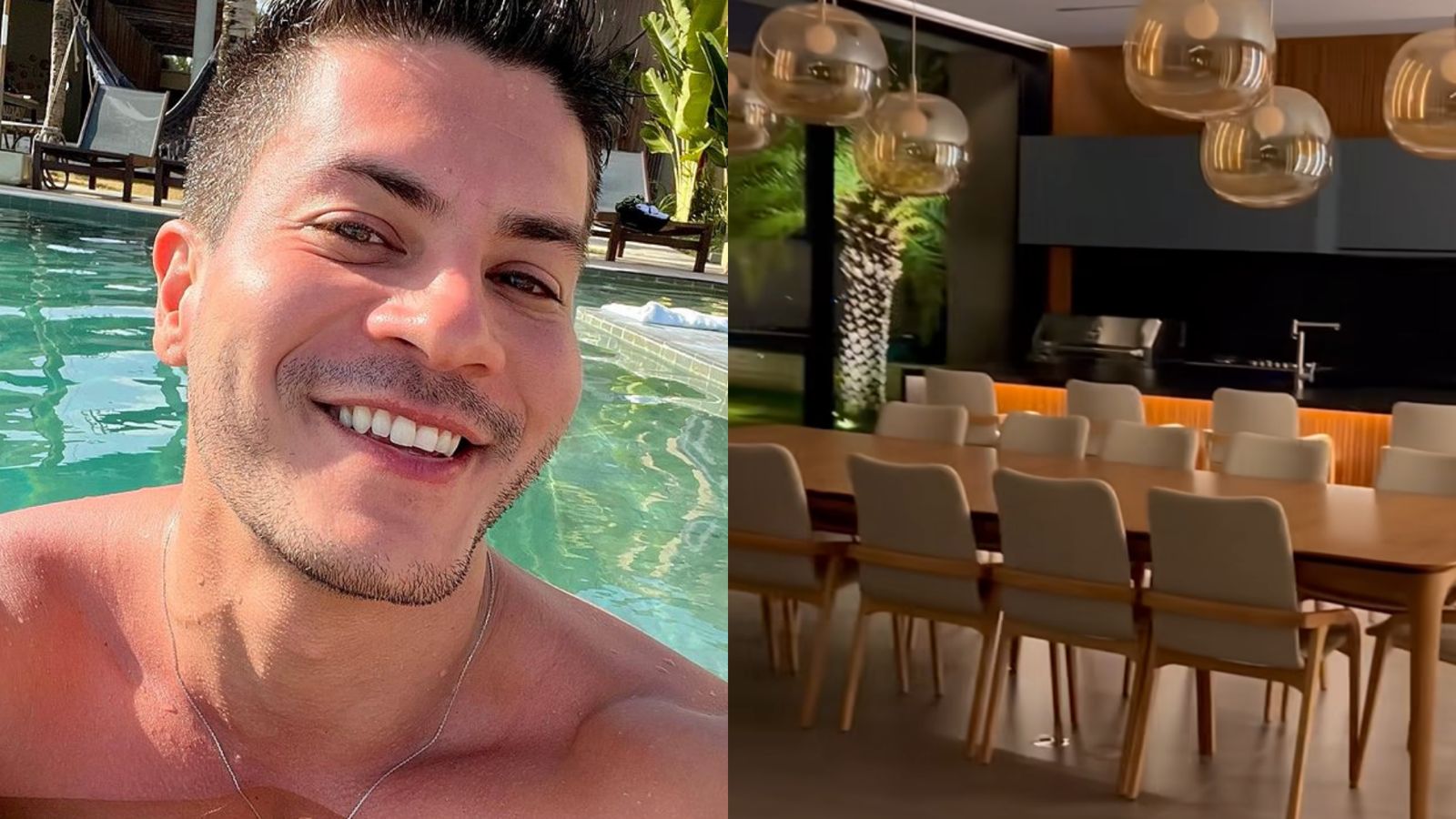 Arthur Aguiar apresenta detalhes de nova mansão: ‘Deus separou para mim’