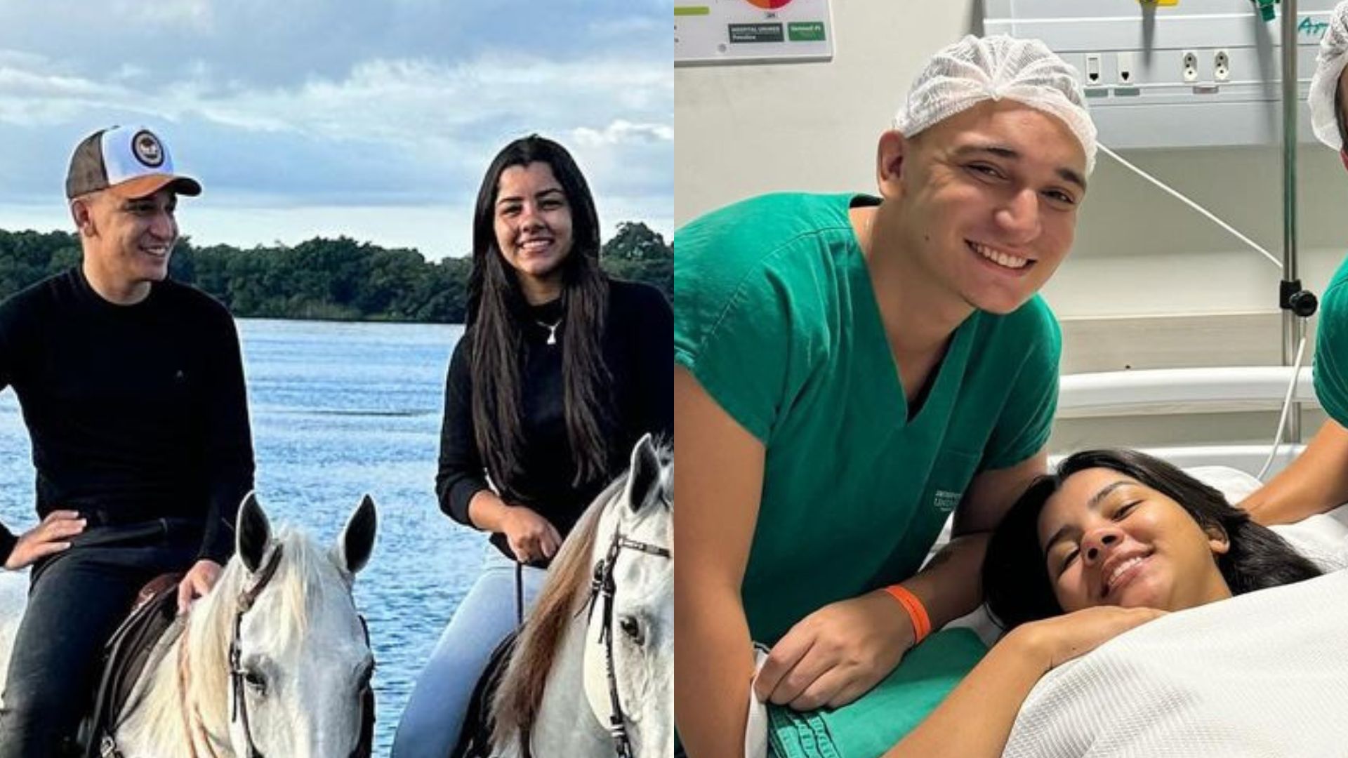 Grávida, namorada de João Gomes, passa por cirurgia no útero: “Estamos bem”