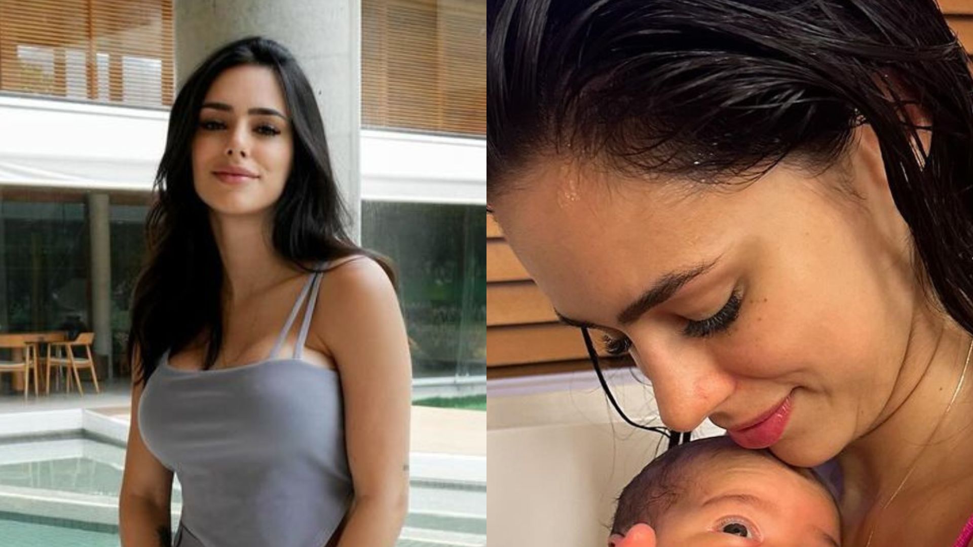 Bruna Biancardi estoura o fofurômetro em primeiro banho de banheira da Mavie