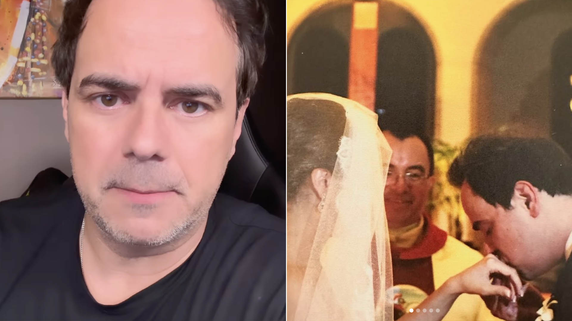 Quem é a esposa de Carioca? Humorista relembra fotos do casamento