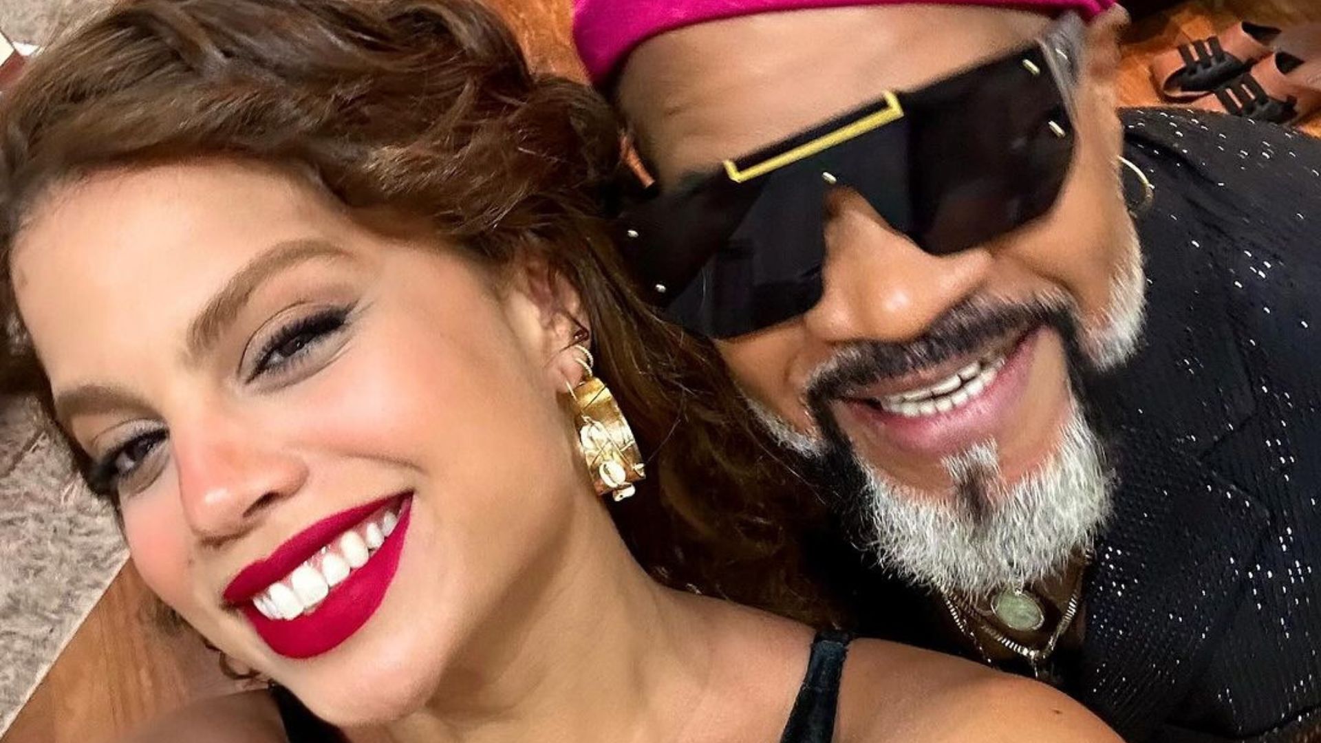 Clara Buarque e Carlinhos Brown