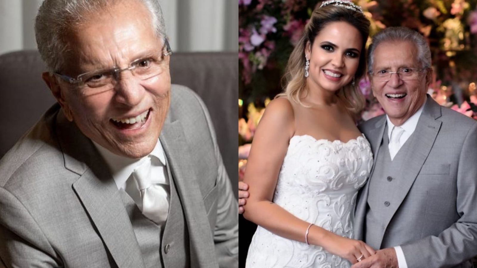 Quem é a esposa de Carlos Alberto de Nóbrega? Comediante subiu ao altar aos 82 anos