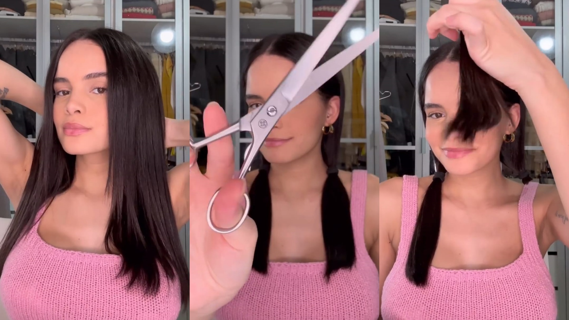 Carol Macedo surpreende ao cortar o próprio cabelo: “Coragem”