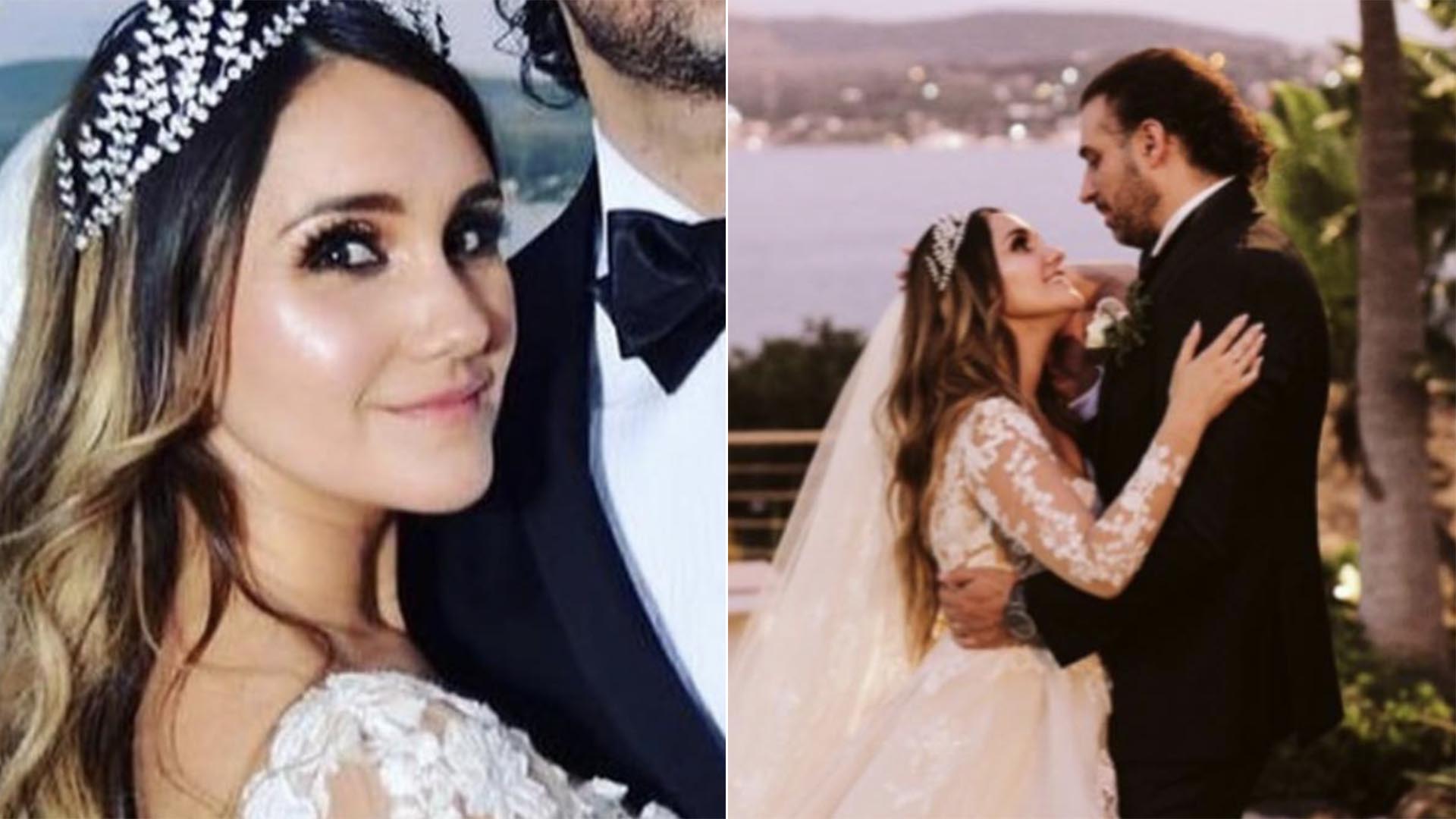 Dulce María relembra fotos do seu casamento em data especial