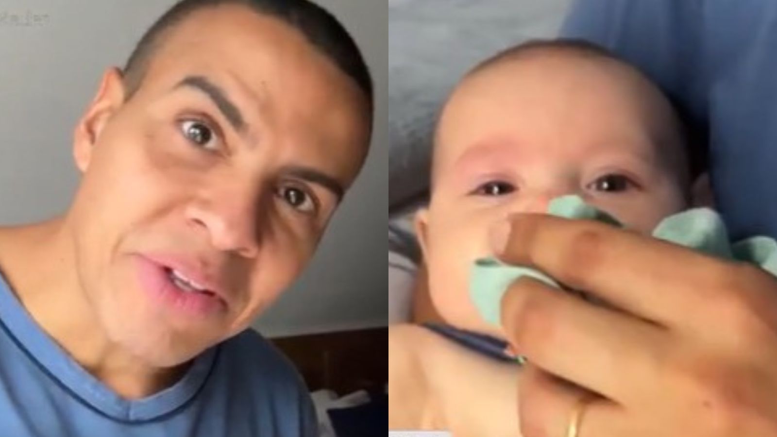 Thiago Oliveira atualiza estado da filha após infecção: ‘Não é mole’