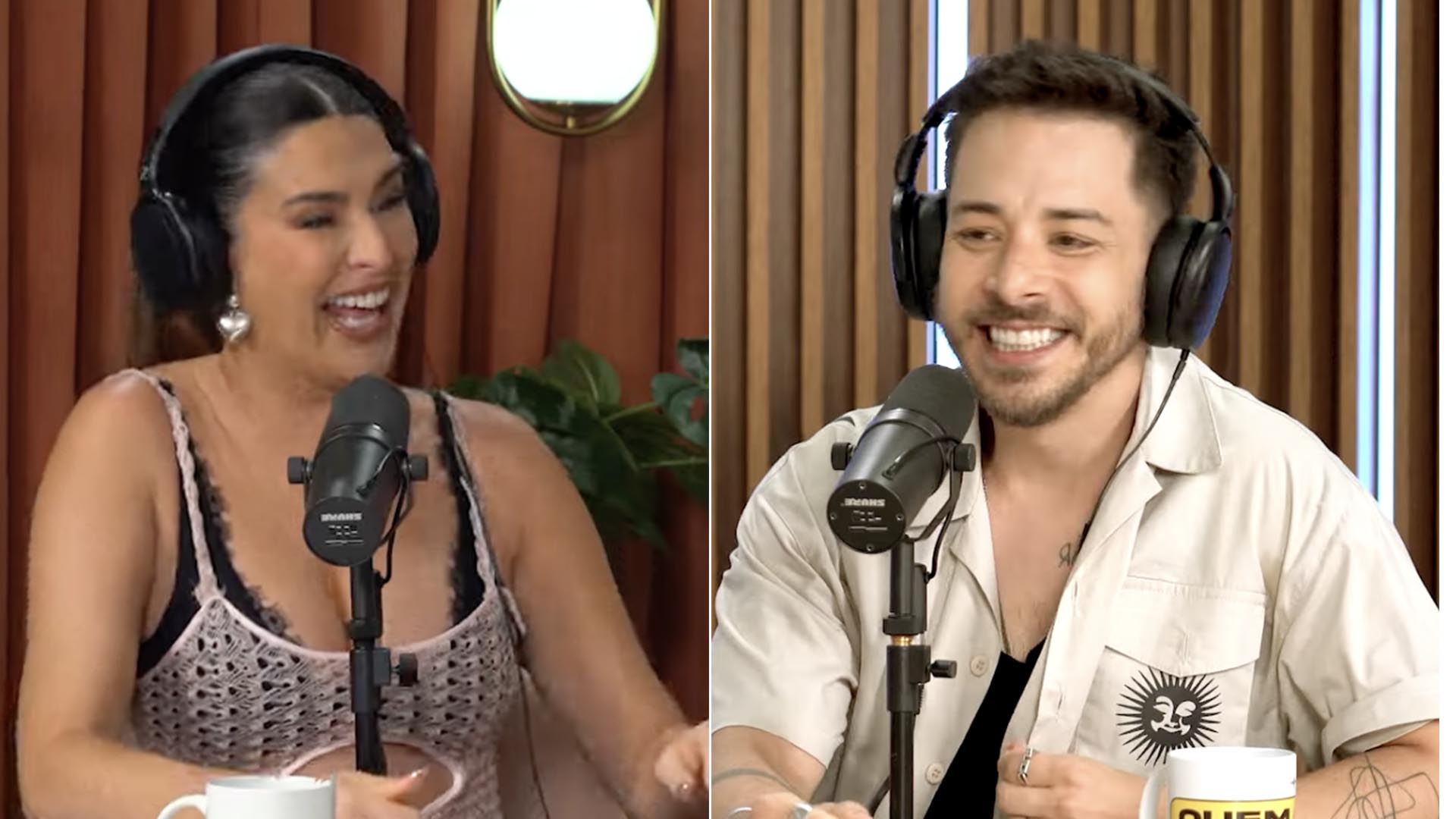 Junior e Fernanda Paes Leme revelam que já trocaram beijos