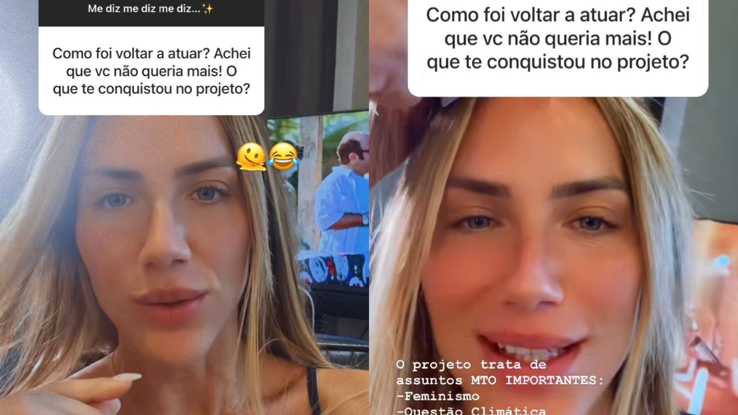 Giovanna Ewbank fala sobre voltar a atuar em série: ‘Estava com saudades’