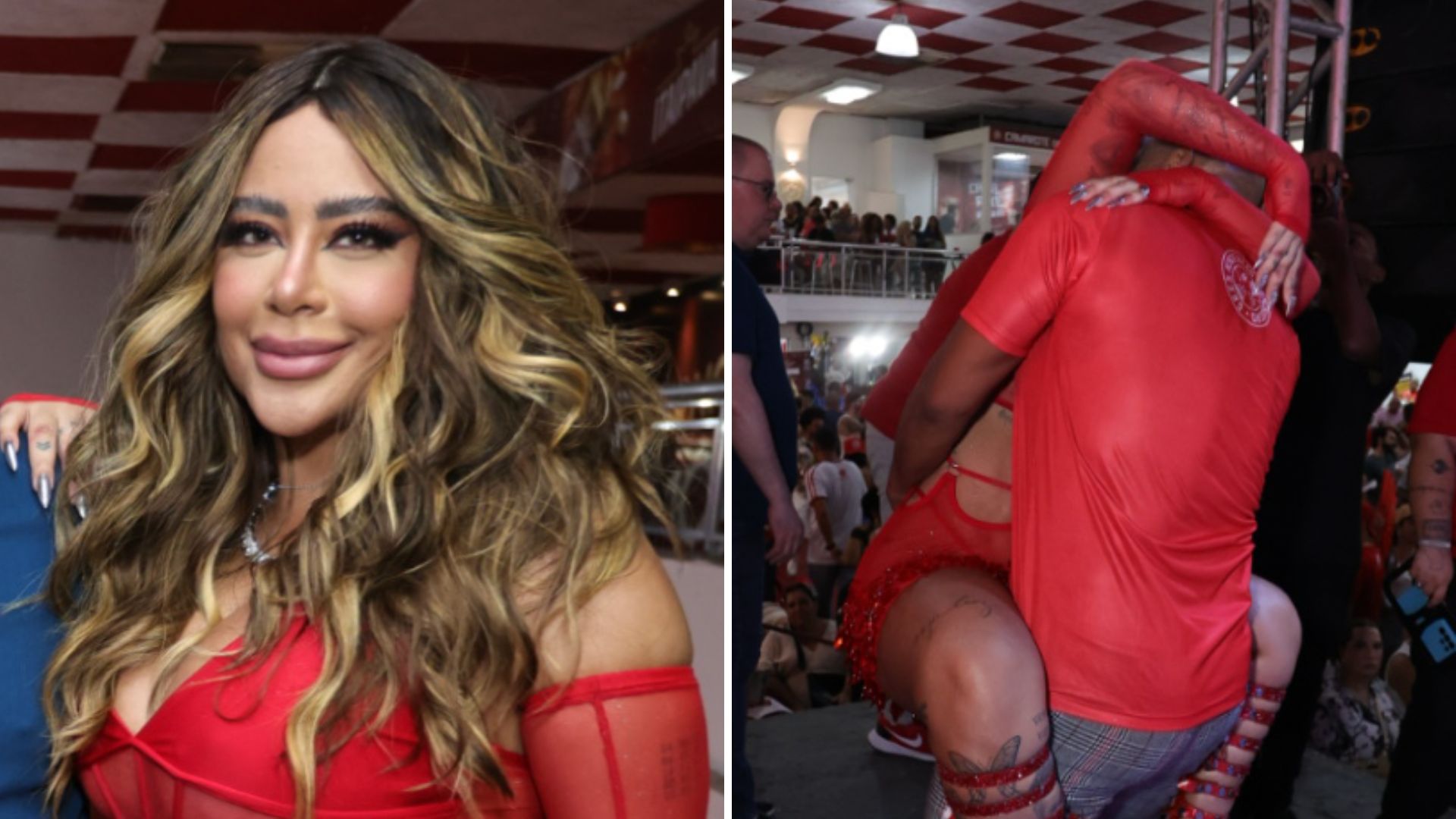 Soltinha, irmã de Neymar se empolga com vestido recortado e protagoniza momento ousado