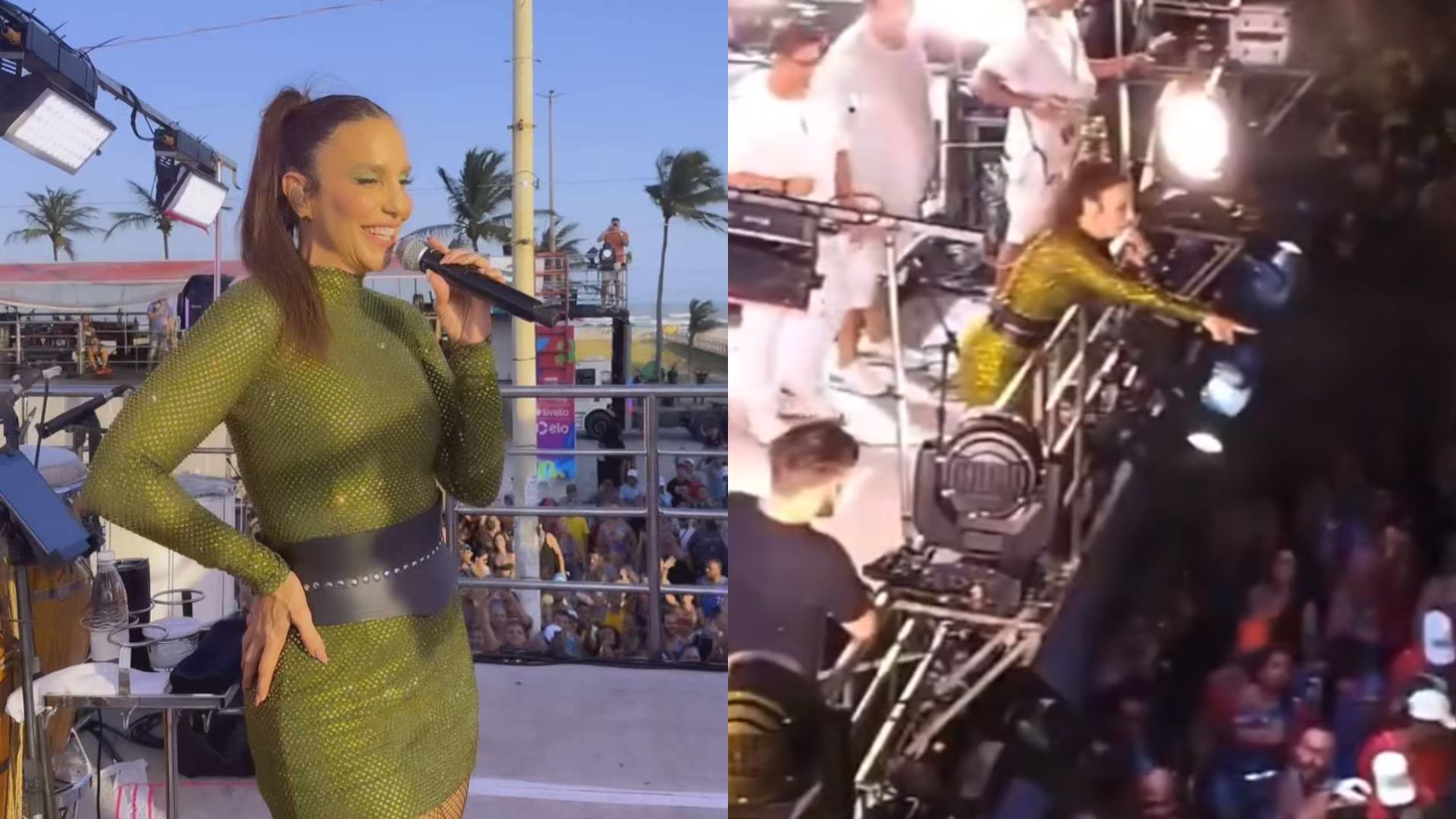 Ivete Sangalo para show e dá bronca em fã que criticou sua música: “Que coisa”