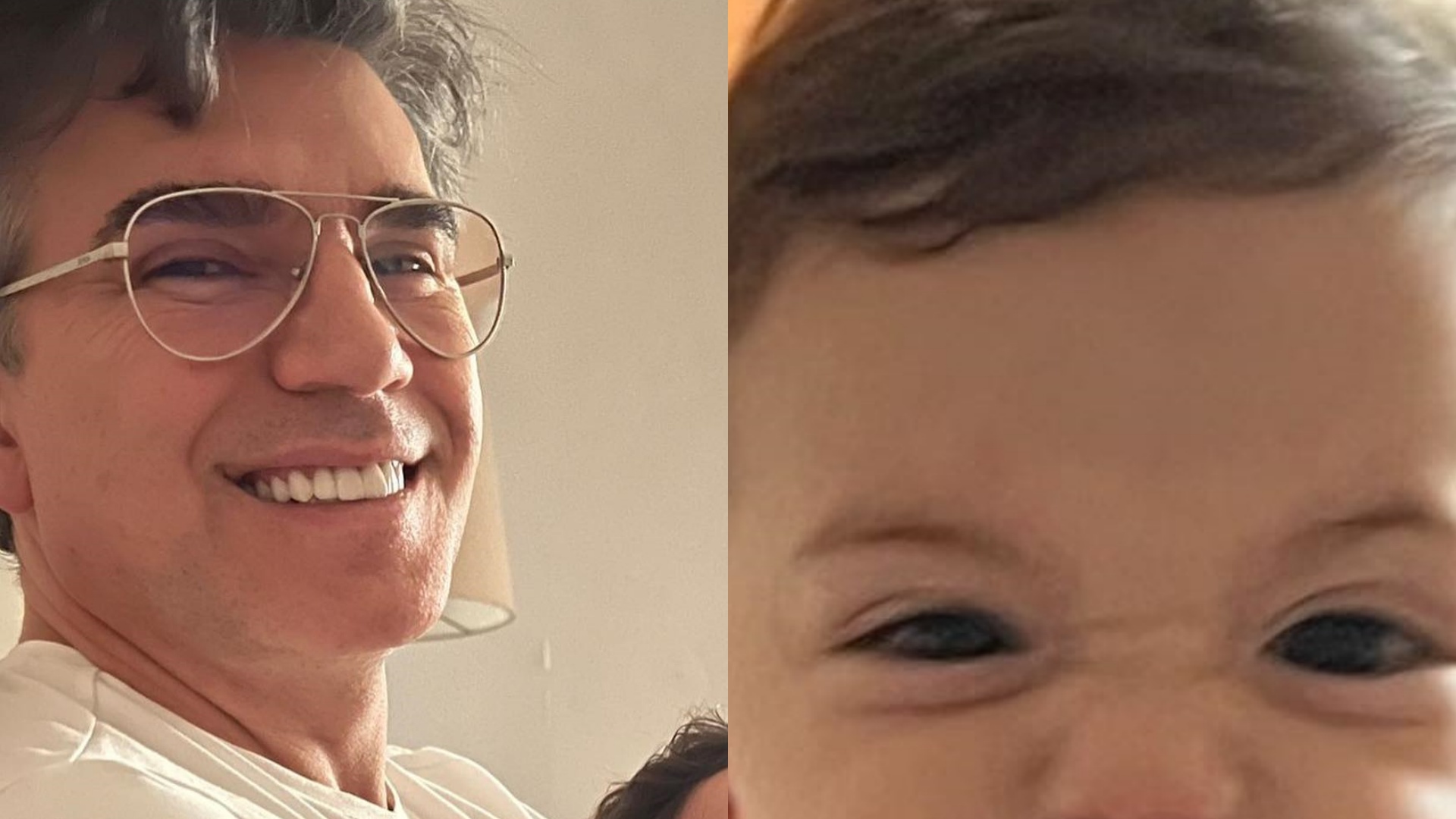 Marido de Claudia Raia mostra o filho fazendo careta: “Não aguento”