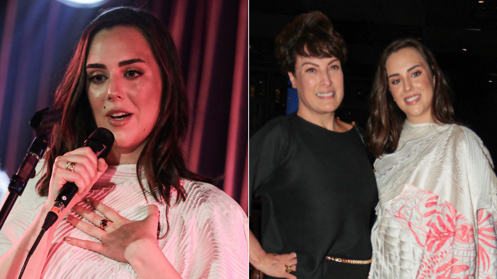 Ex-mulher de Faustão, Magda Colares exalta estreia da filha como cantora: ‘Realização’