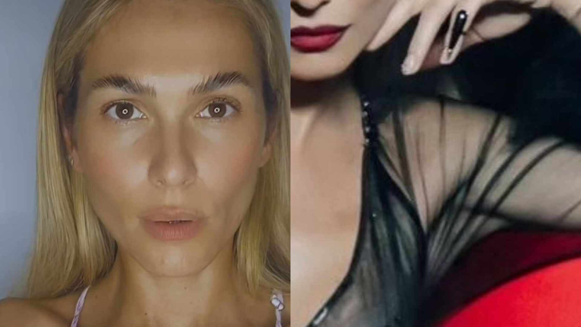 De vestido transparente, Lívia Andrade arrasa ao surgir em clima de Halloween