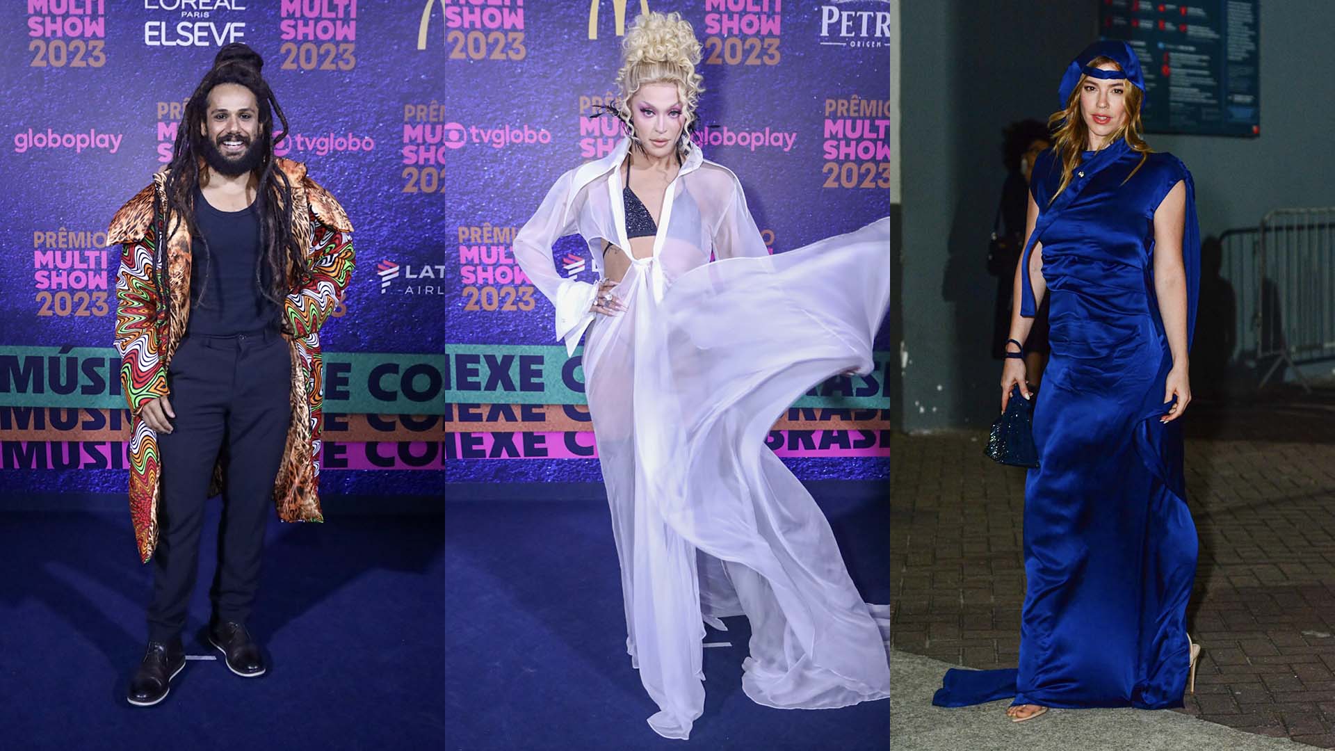 Confira os looks dos famosos no Prêmio Multishow