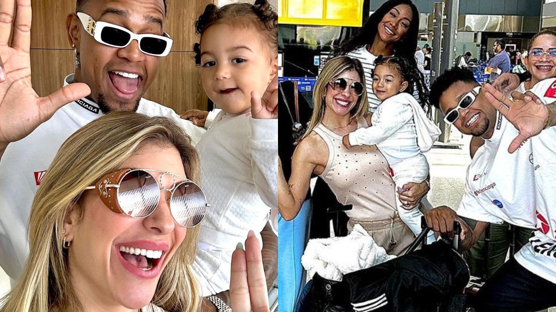 Lore Improta e Léo Santana embarcam em viagem com a família: “Mais uma aventura”