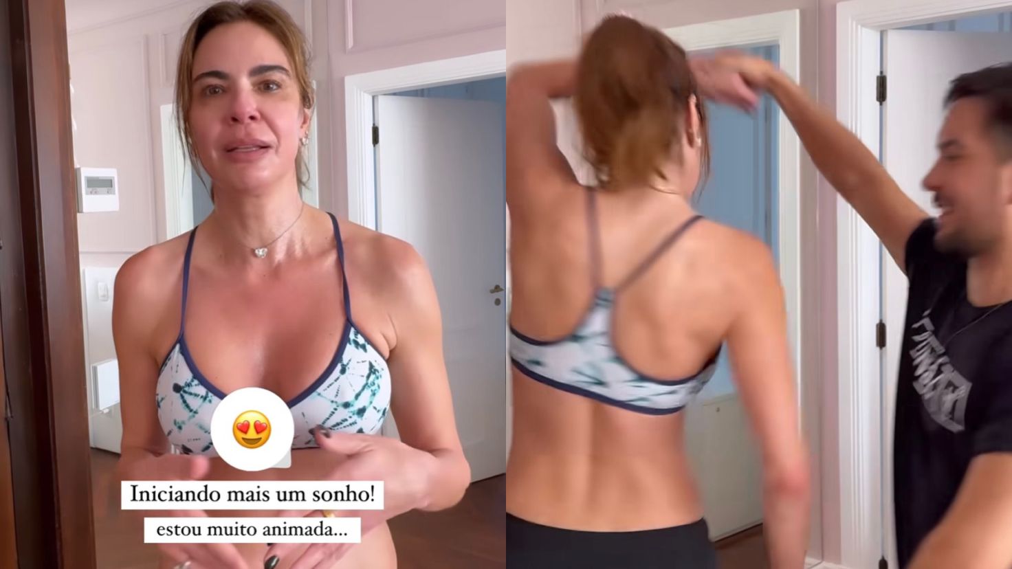 Luciana Gimenez faz aulas de dança após recuperação de acidente