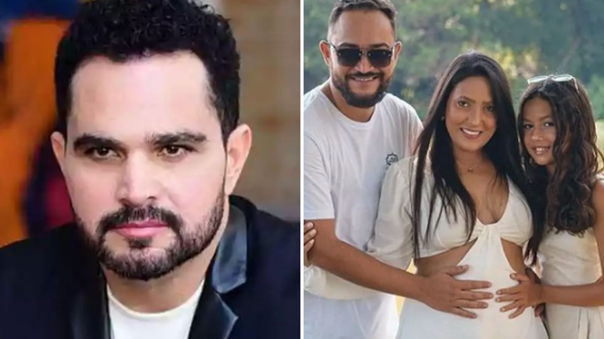 Luciano será vovô! Filho que rompeu com o cantor anuncia gravidez da esposa
