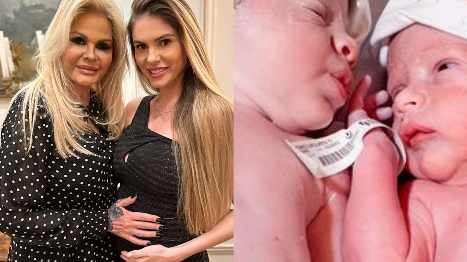 Monique Evans celebra nascimento dos netos gêmeos: ‘Não sei quem é quem’