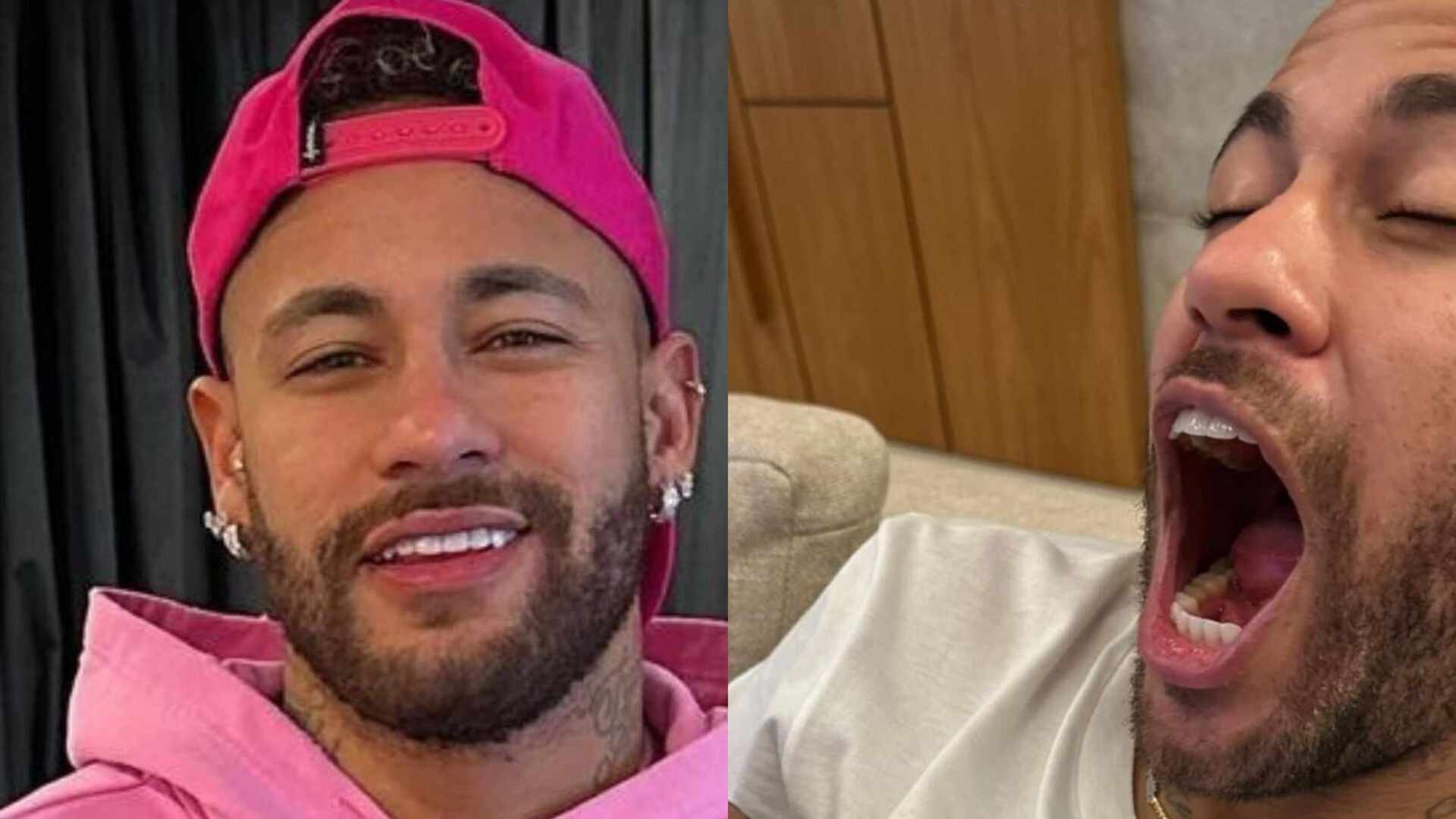 Quem aguenta? Neymar Jr. flagra a filha bocejando e encanta