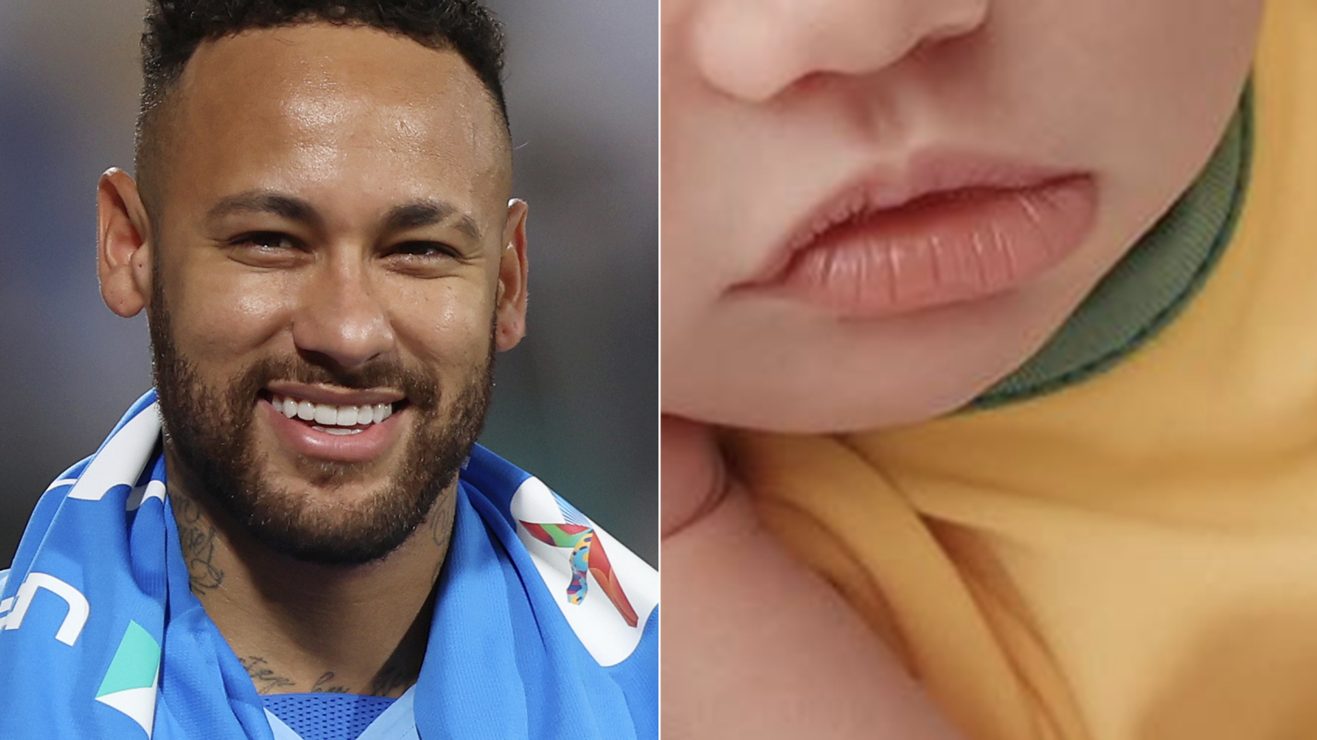 Filha de Neymar Jr usa uniforme da seleção em nova foto