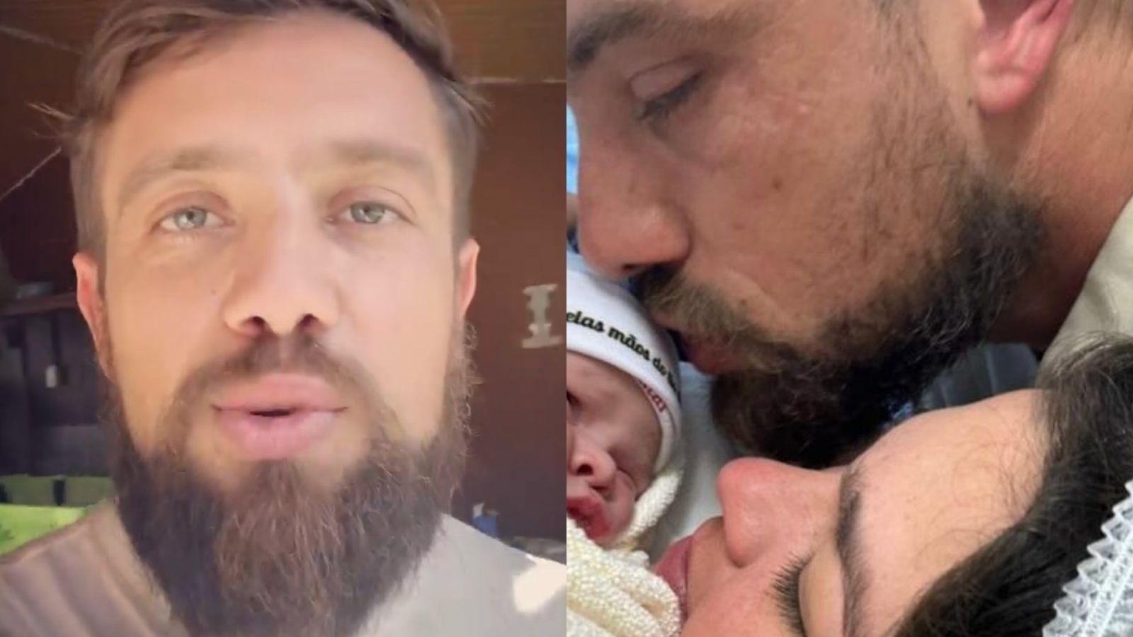 Rafael Cardoso se declara para filha recém-nascida: “Amor para vida toda”