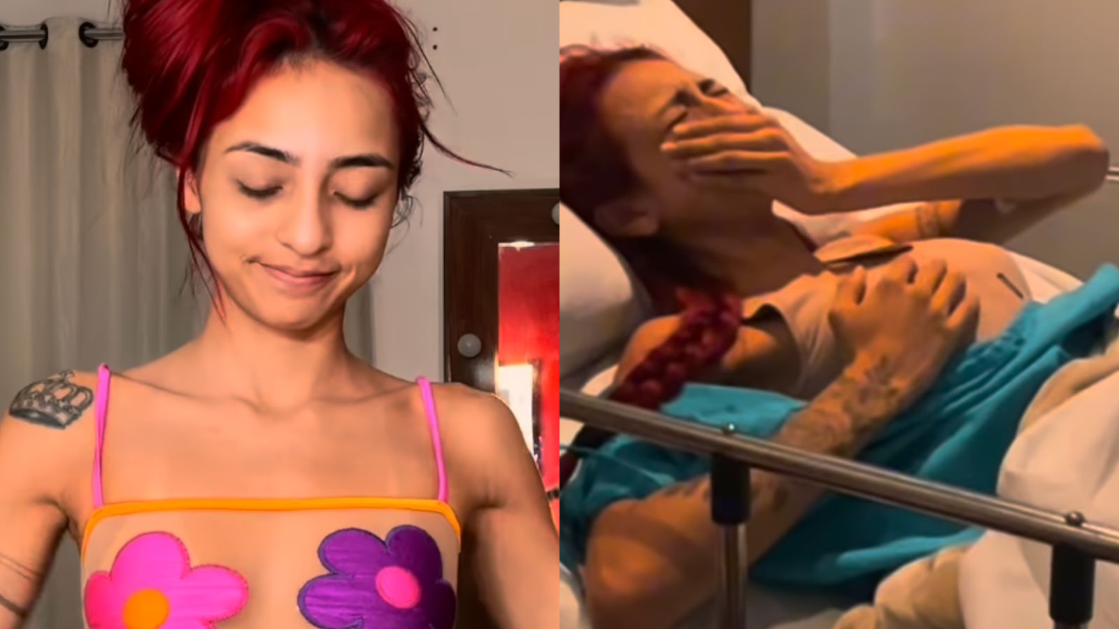 Ruivinha de Marte fica aos prantos ao ver resultado de silicone: ‘Insegurança’