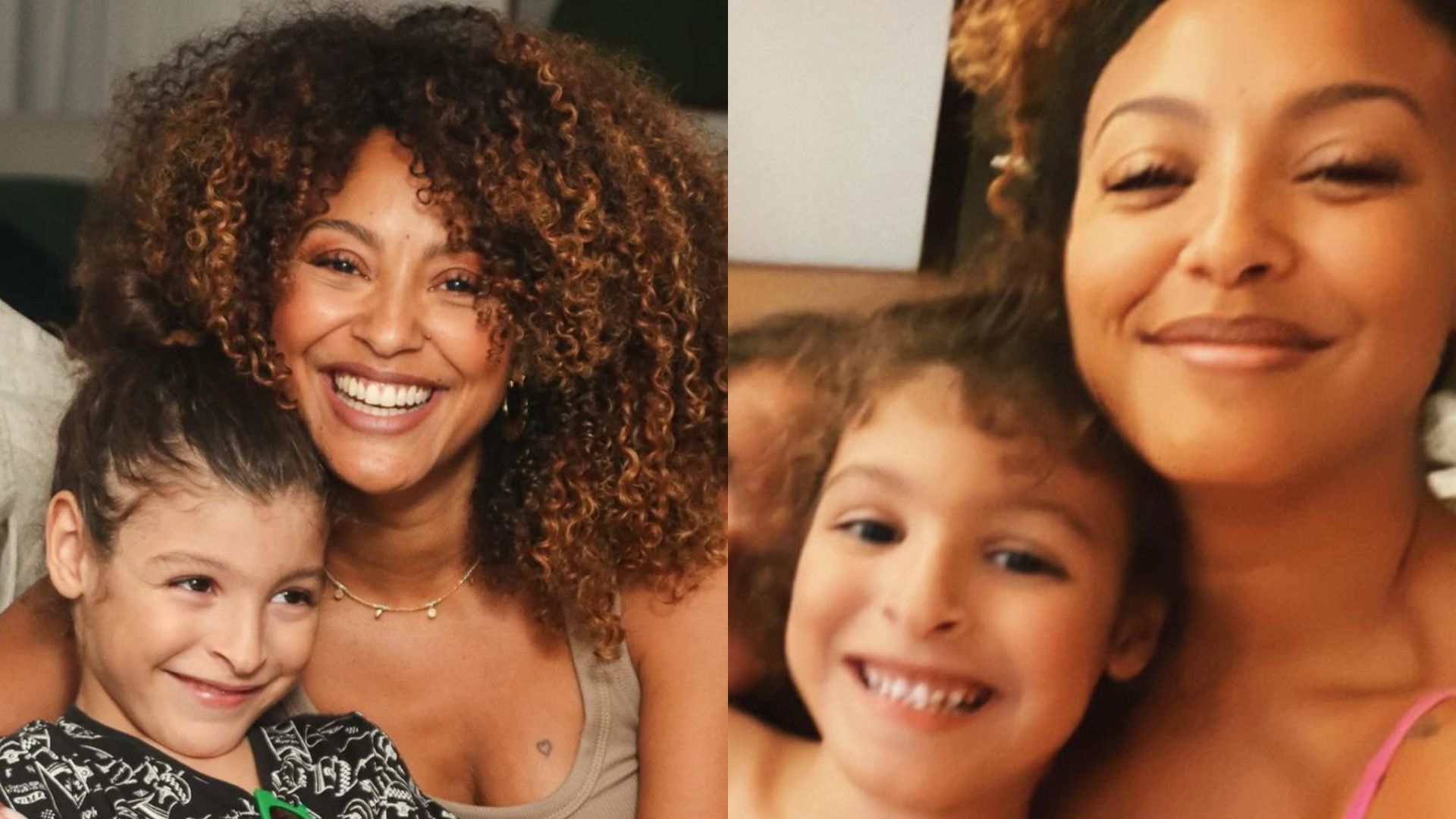 Sheron Menezzes é surpreendida pelo filho com presente encantador