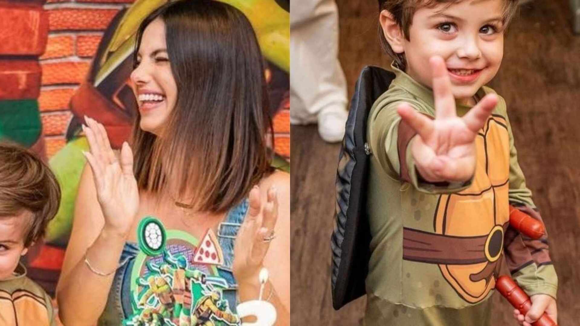 Sthefany Brito mostra fotos do festão temático de seu filho