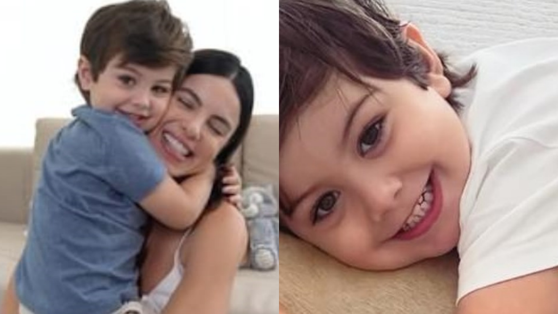 Sthefany Brito encanta ao mostrar o filho com cachorrinho de estimação